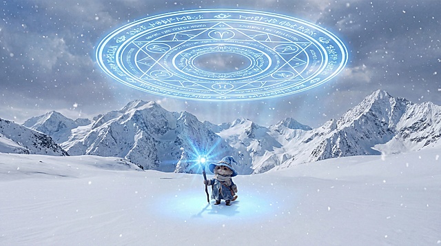 去掉周围的树木，换成雪山背景。