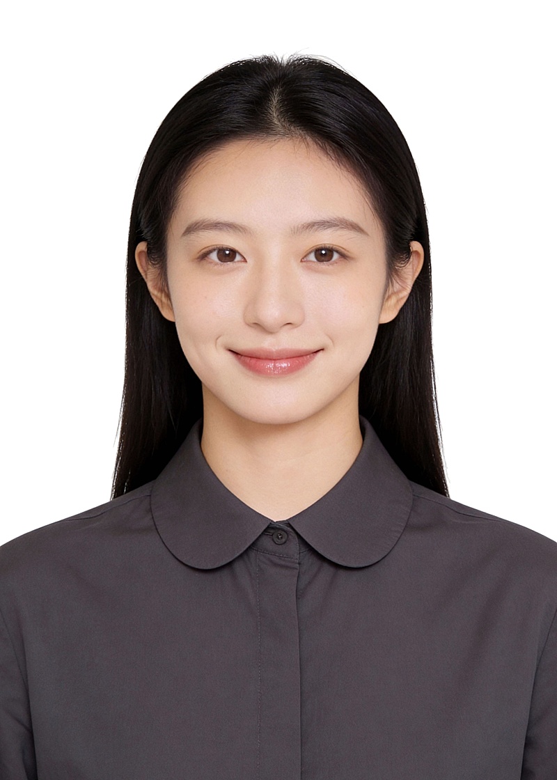 休闲风暗色衬衫证件照