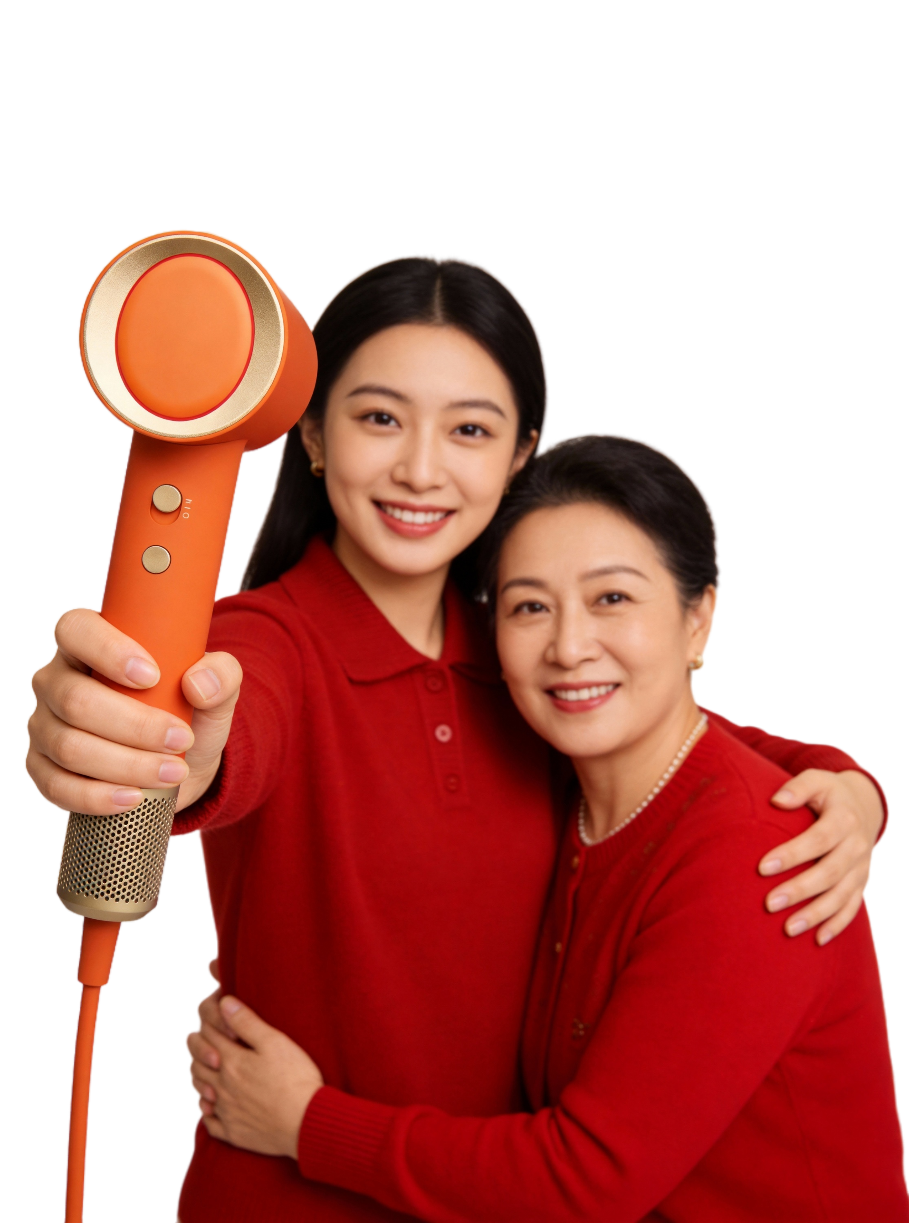 3:4,8k画质，平视角度的中景镜头，温暖治愈的新年氛围华人母… - 图片创意预览
