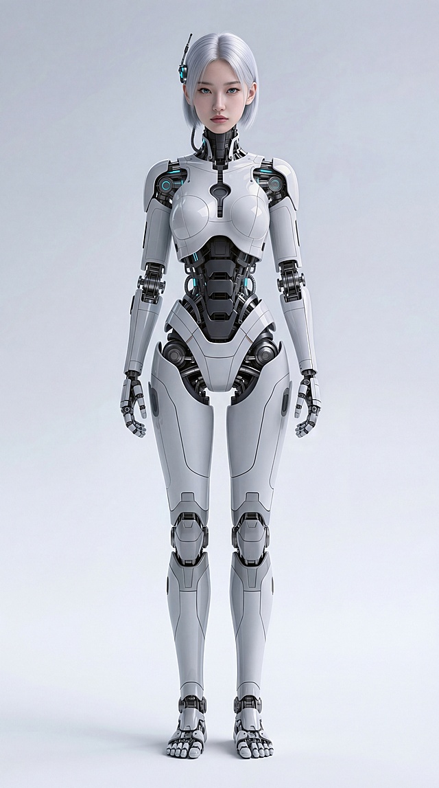 将参考图中的人物扩展至全身照，其他保持不变