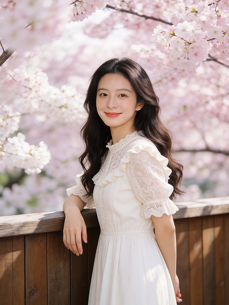 春季樱花主题治愈人像写真