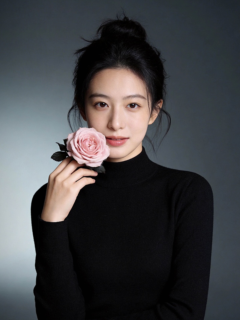 春季女性力量花主题人像写真