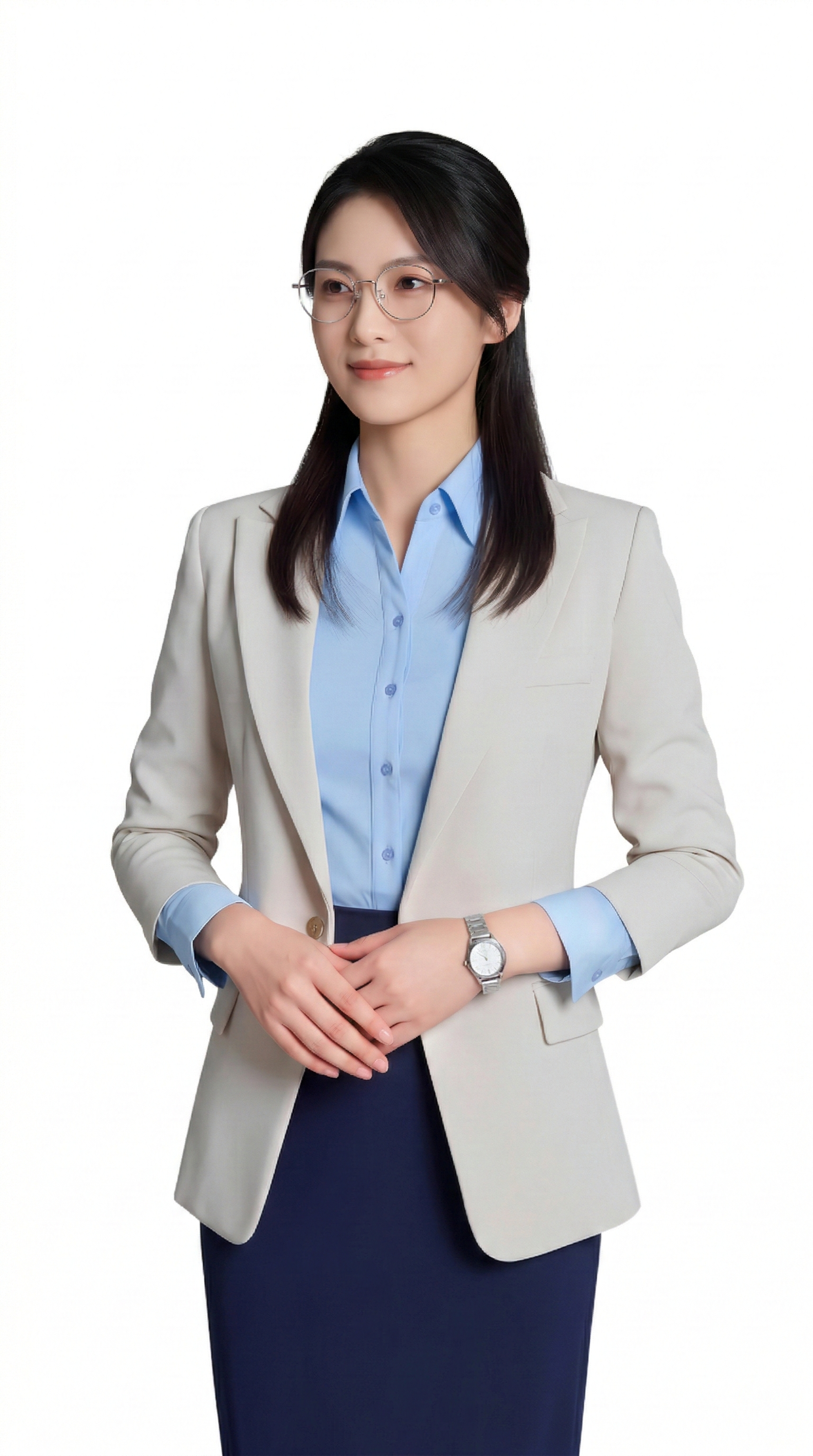 生成该人物向左30度侧身图，保持发型服饰长相一致 - 图片创意预览