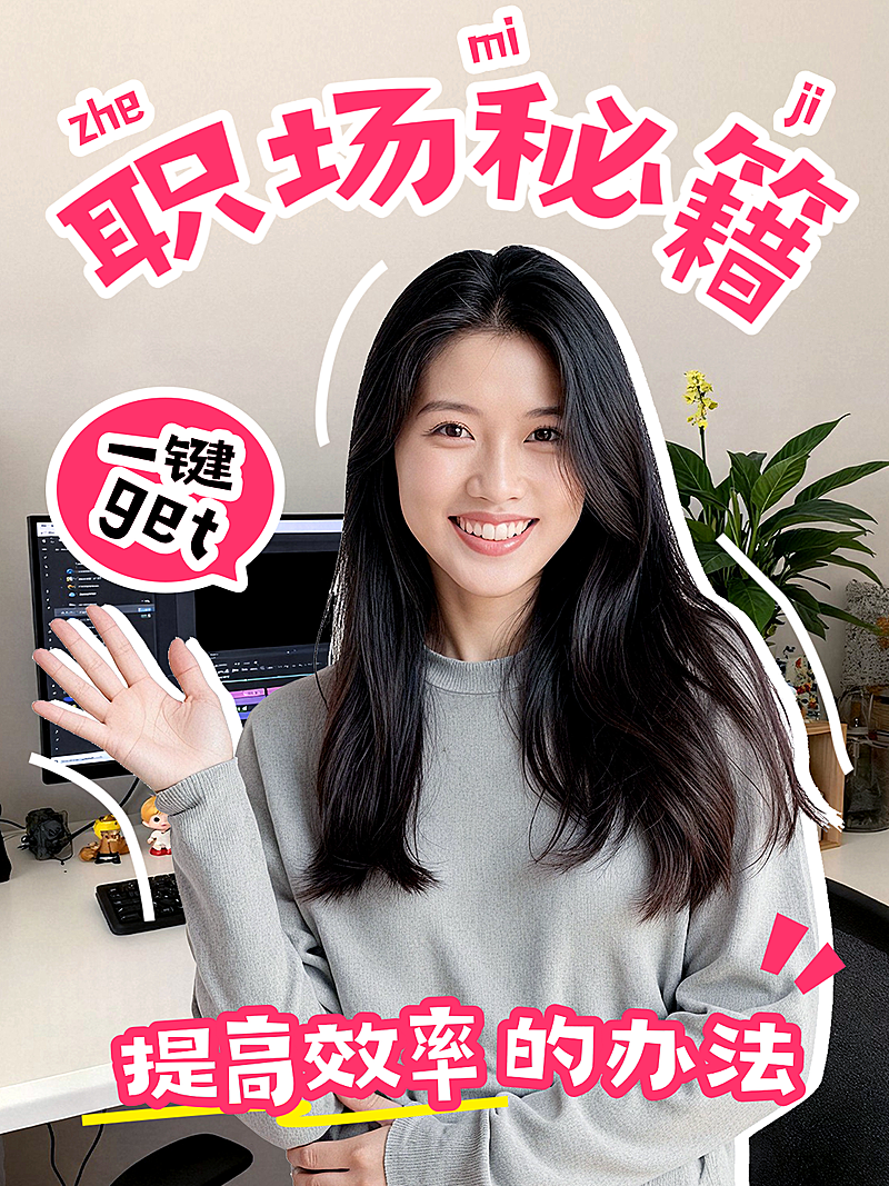 吸晴职场秘籍职场人打工生存指南分享小红书封面