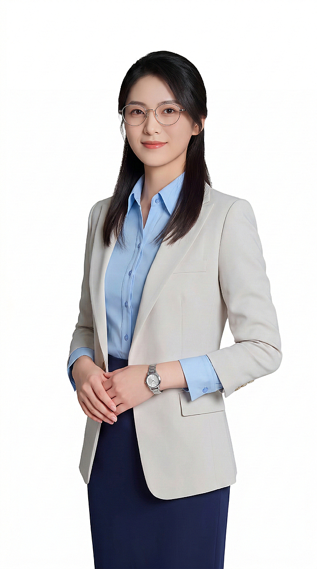 生成图中人物向右30度左右侧身图，保持发型服饰长相的一致性