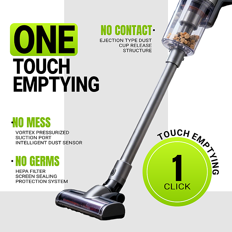 亚马逊商品主图绿色吸尘器数码家电AIGC