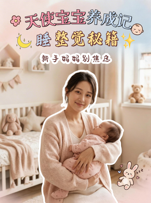 带娃育儿主题母婴风封面预览效果