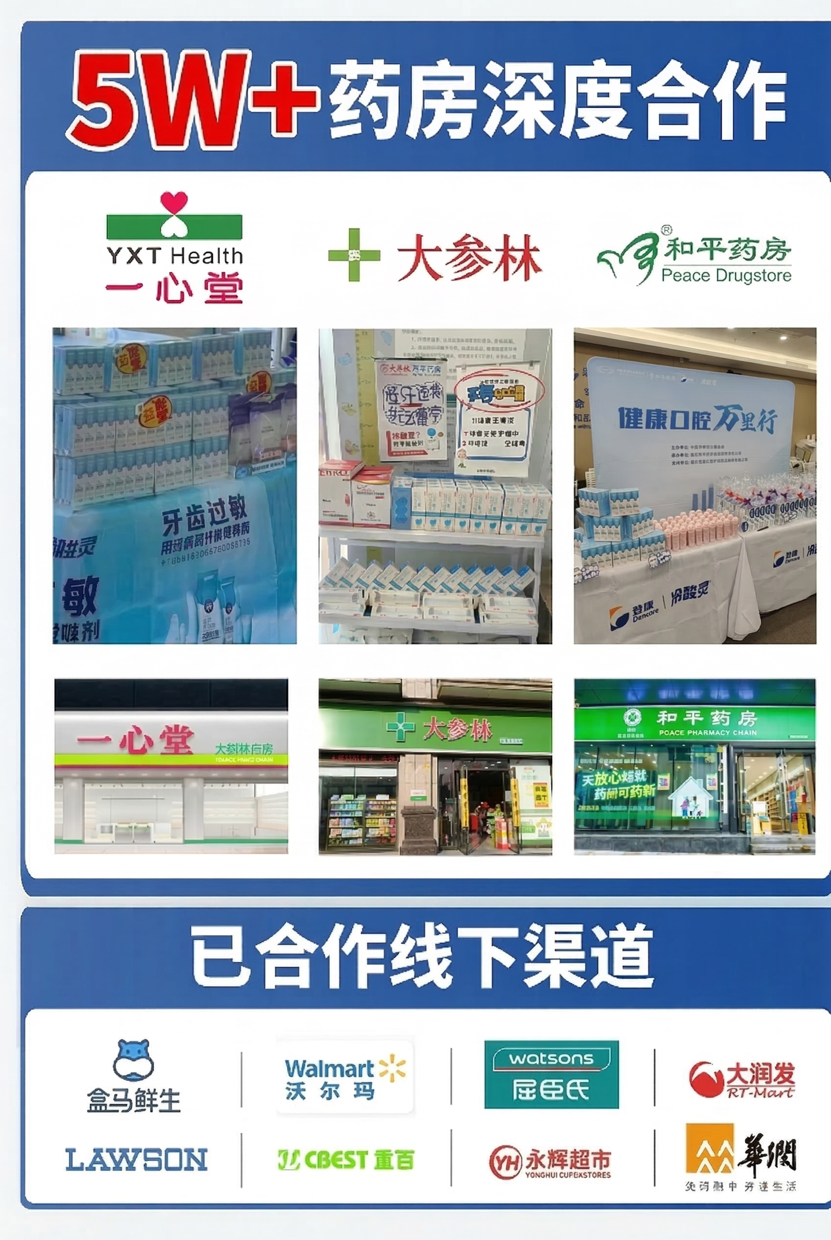 将海报第一横排第三张图片替换为新上传的冷酸灵活动现场图，其余内… - 图片创意预览