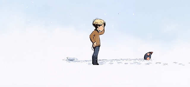 去除图片底部的字幕文字，保持原图的风格和内容不变