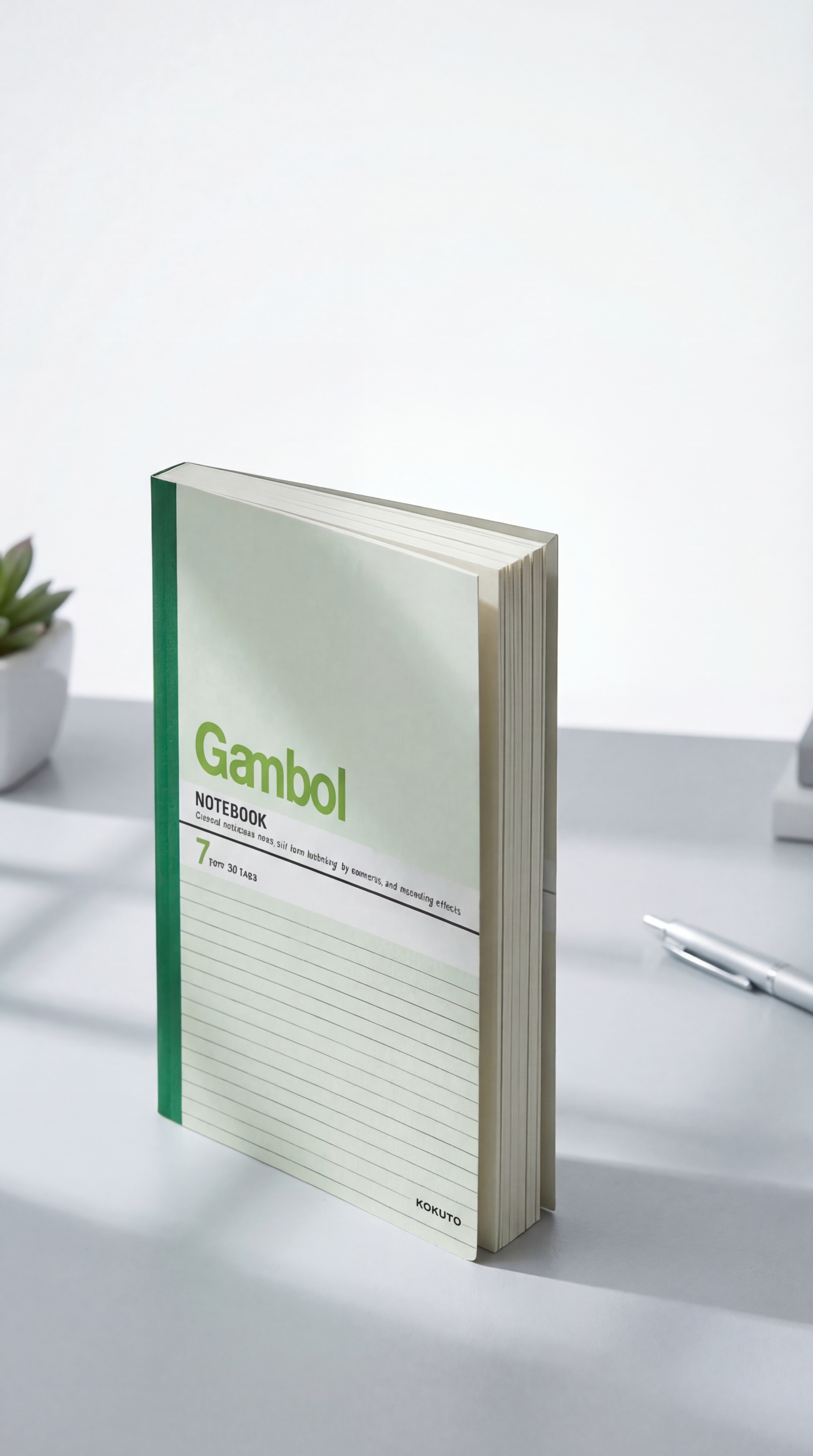 主体是Gambol笔记本，保持笔记本物理结构不变，保持原有文字… - 图片创意预览