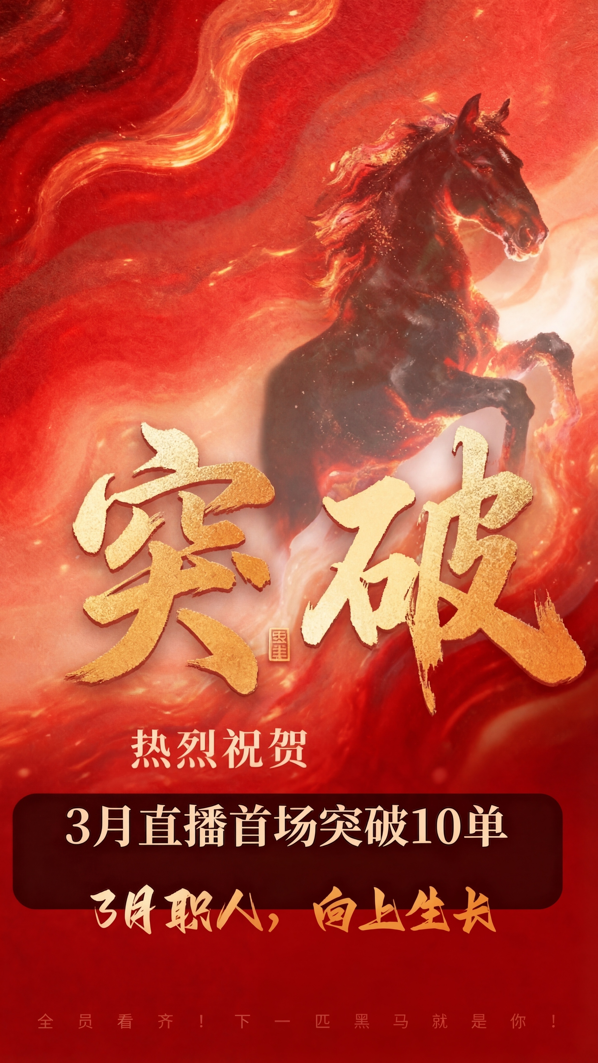 将图中的金色书法文字“喜报”替换为相同字体风格的金色书法文字“… - 图片创意预览