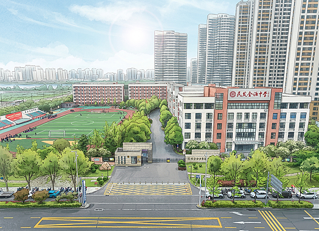 将图片转为手绘风格，保持画面原有内容和布局不变，仅将整体画风修改为手绘质感