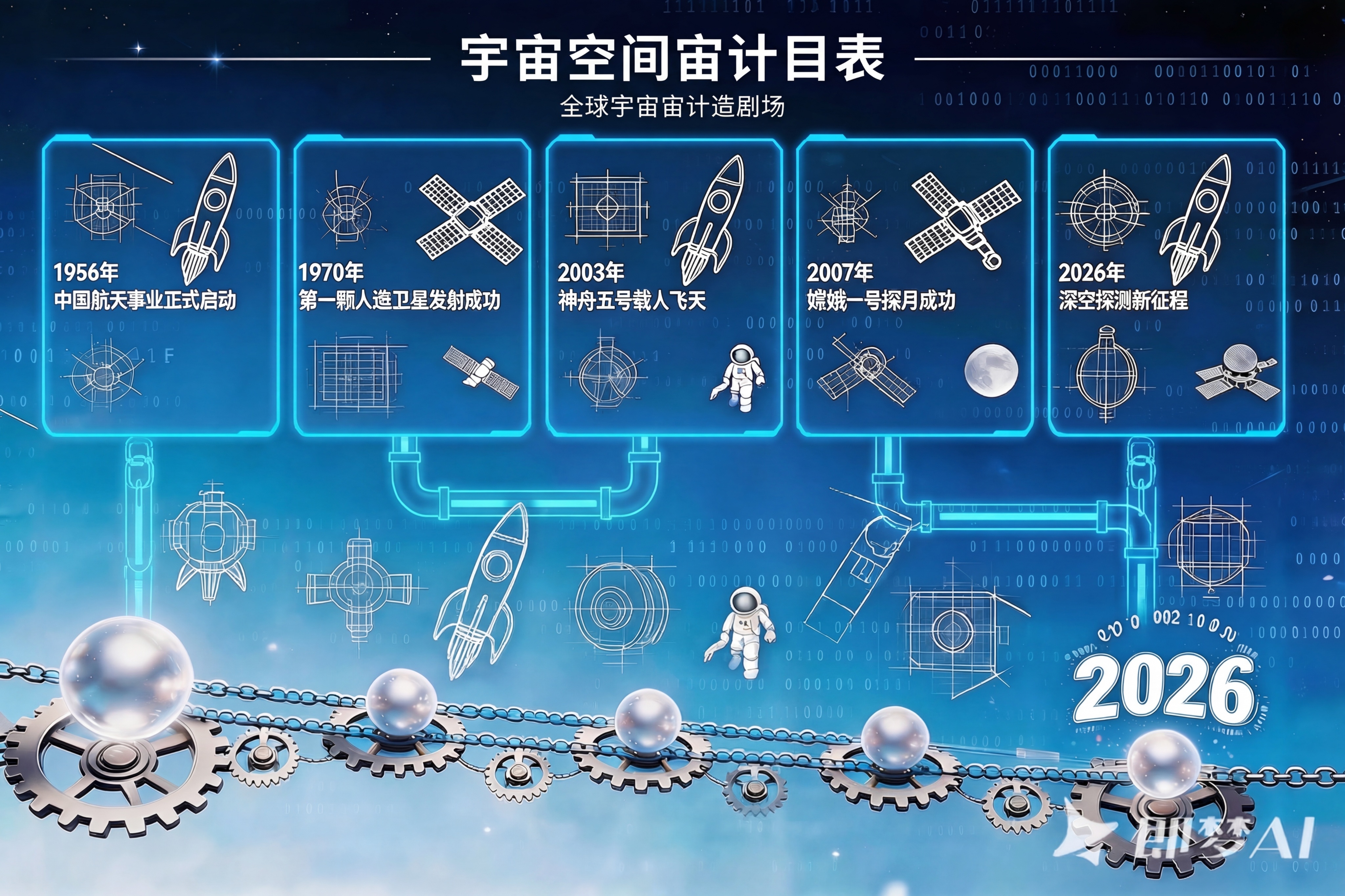 去除图片上方的竖状白色线条，留出主标题和副标题的位置。将展板中… - 图片创意预览