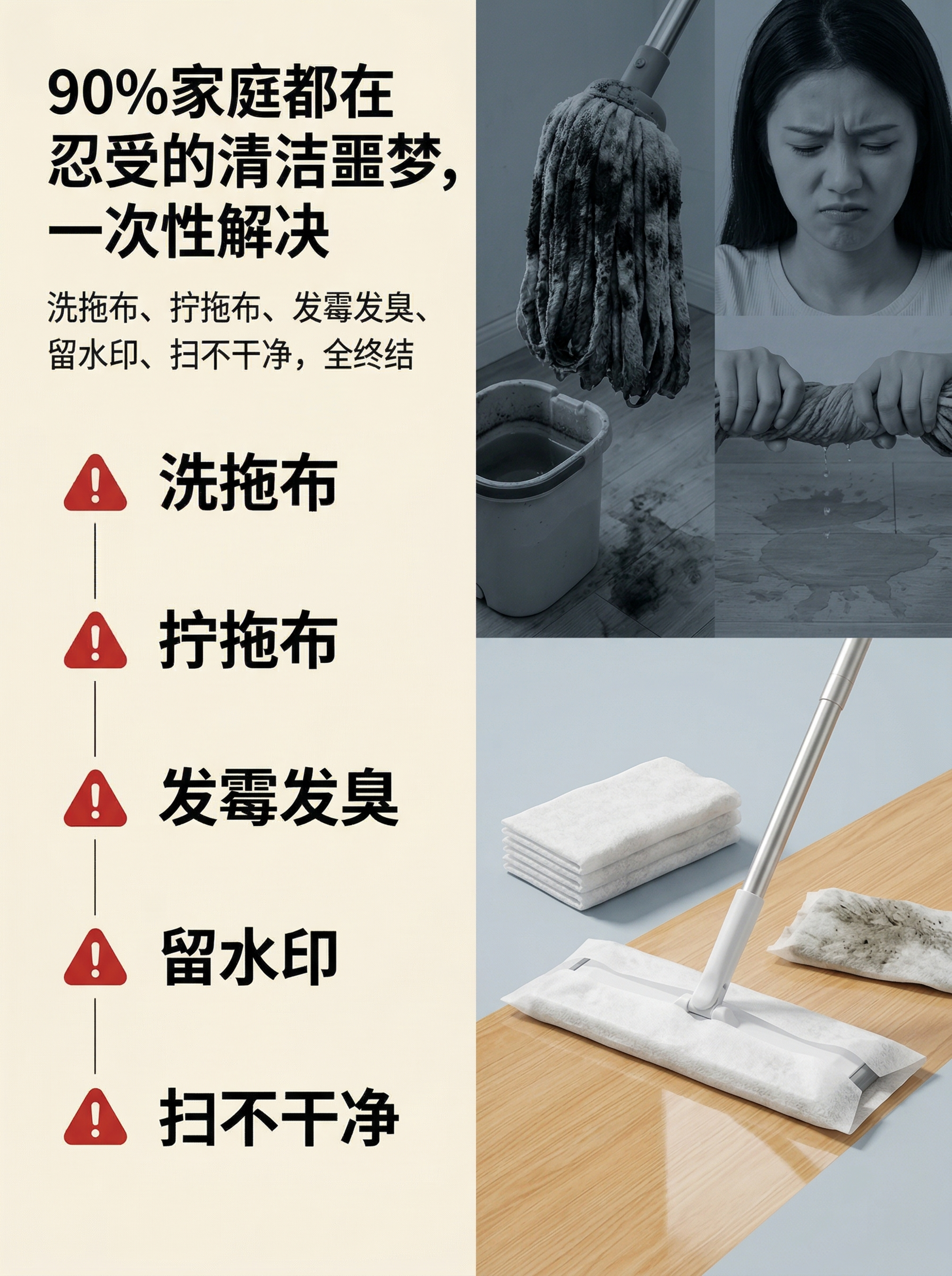 3:4竖版电商详情页，杂志级排版，现代轻奢居家风格，主色调为奶… - 图片创意预览