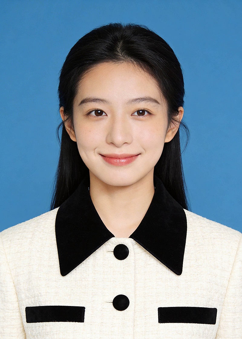 黑白小香风女性职场证件照