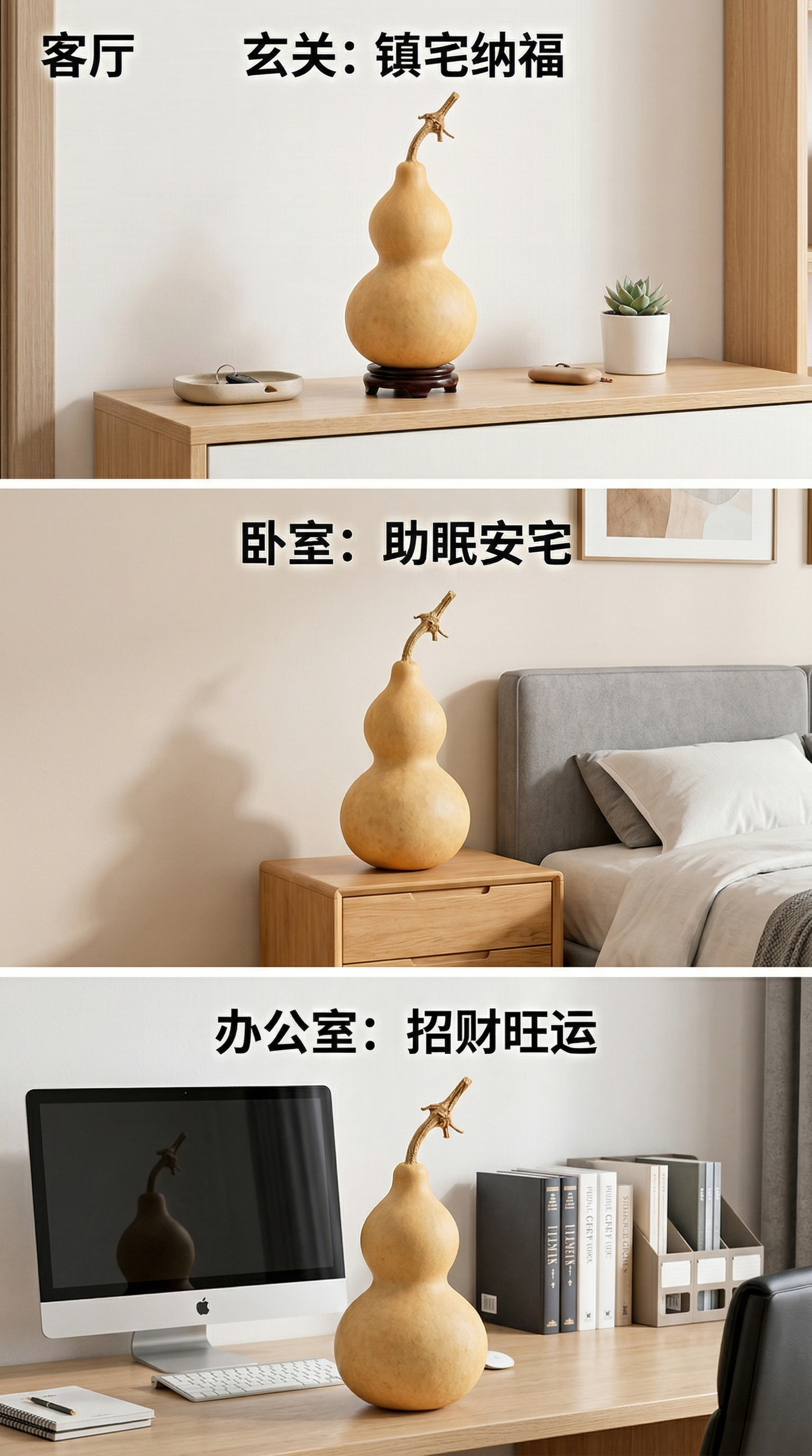 生成3张单独的拼多多高转化葫芦详情页，参考原图风格，葫芦比例协… - 图片创意预览