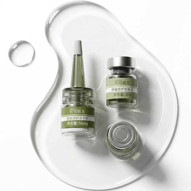 将图2的三个护肤品产品，融合到图1的透明液体里，产品尺寸更大一些，保证产品瓶身上的字体清晰不变形，不出现乱码，保证产品物理细节不变。
精准匹配透视角度，实现空间尺度物理融合，确保产品自然融入液体中。预览效果