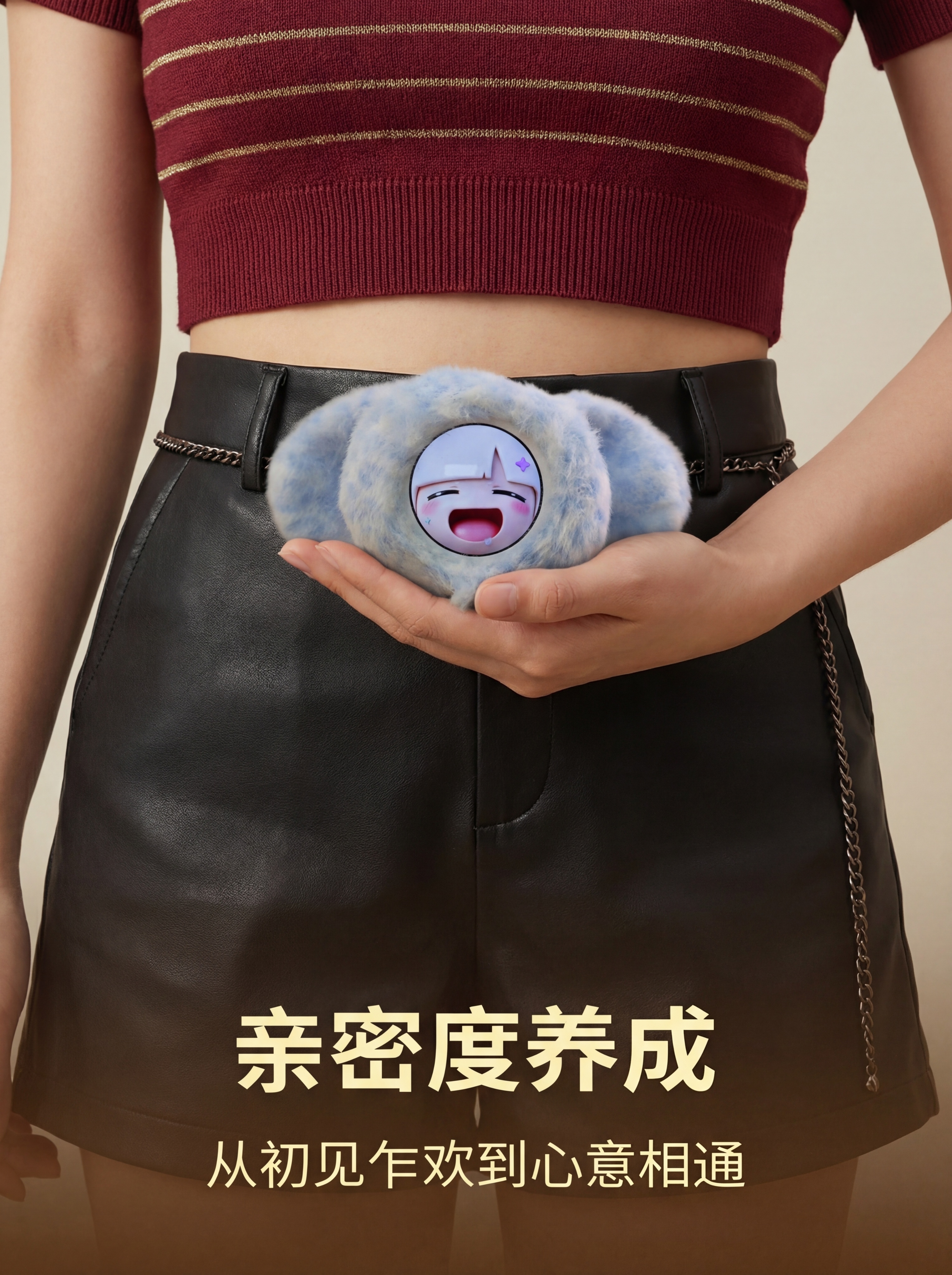 最终优化版：产品替换与尺寸不变（蓝白渐变毛绒耳套，约原50%大… - 图片创意预览