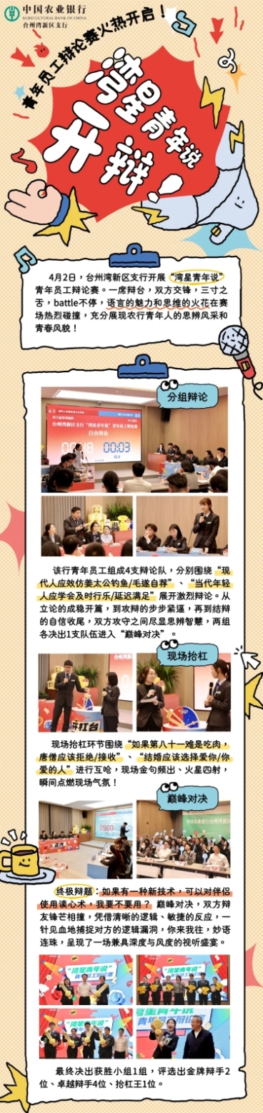 辩论赛活动记录长图海报预览效果