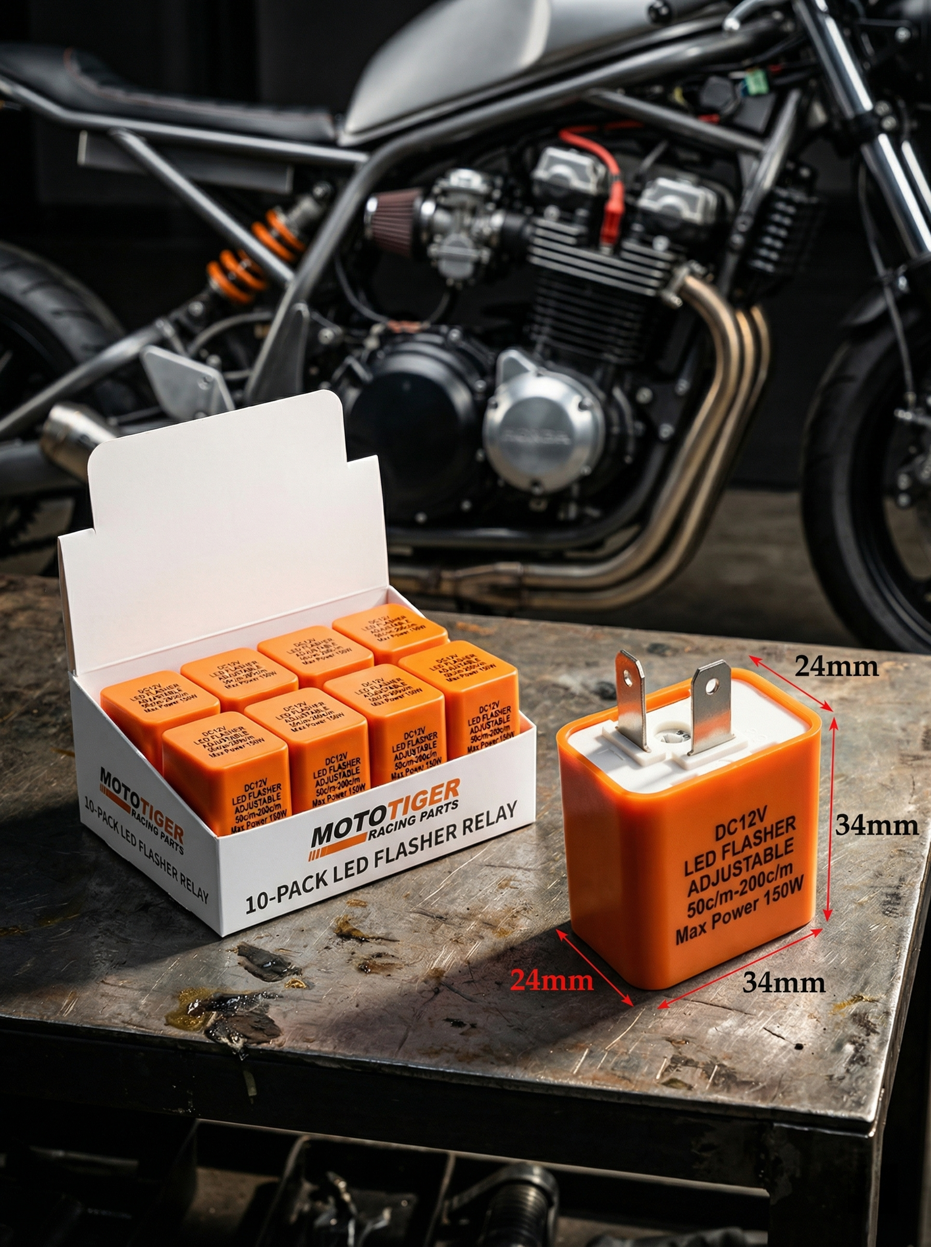 主体为Mototiger 10-Pack LED Signal… - 图片创意预览