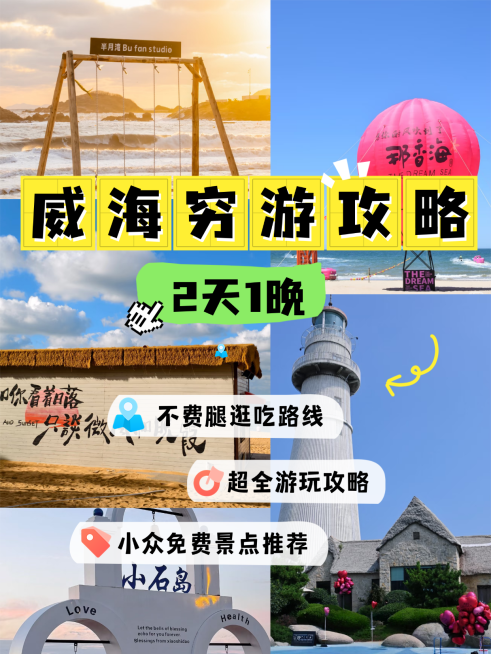 旅游攻略拼图宫格花字小红书封面预览效果