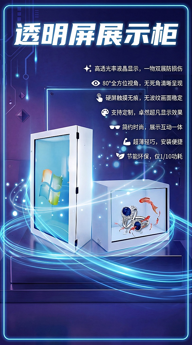 增强海报的科幻未来感，添加蓝色霓虹发光边框、赛博朋克蓝色光效、流动光带、悬浮发光粒子效果，将背景调整为暗调科幻蓝紫色渐变，保留所有产品和文字内容清晰可辨，整体风格更酷炫科幻，保持1080*1920尺寸不变。
