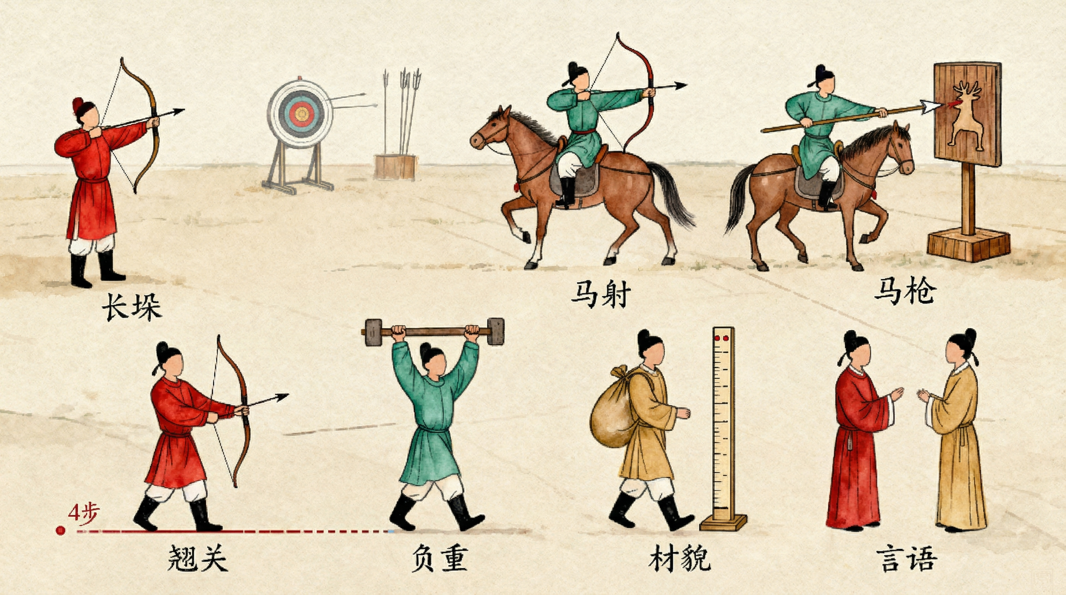 保留原图所有内容不变，仅修正马枪项目：将当前的鹿替换为比例正确… - 图片创意预览