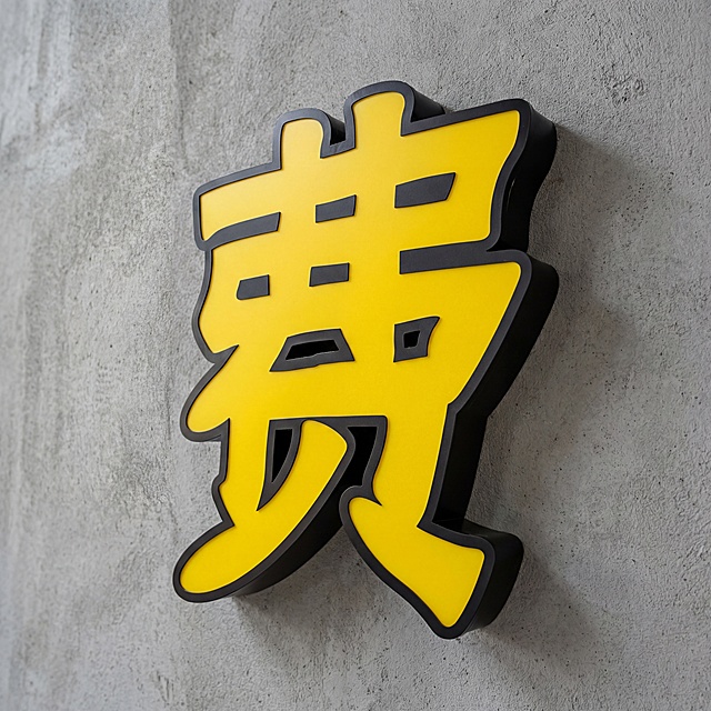 抠出图片中的发光字主体，保持主体内容不变，将背景替换为高清实拍灰色墙面，文字背面无需发光，画面比例为1:1，保留高清质感