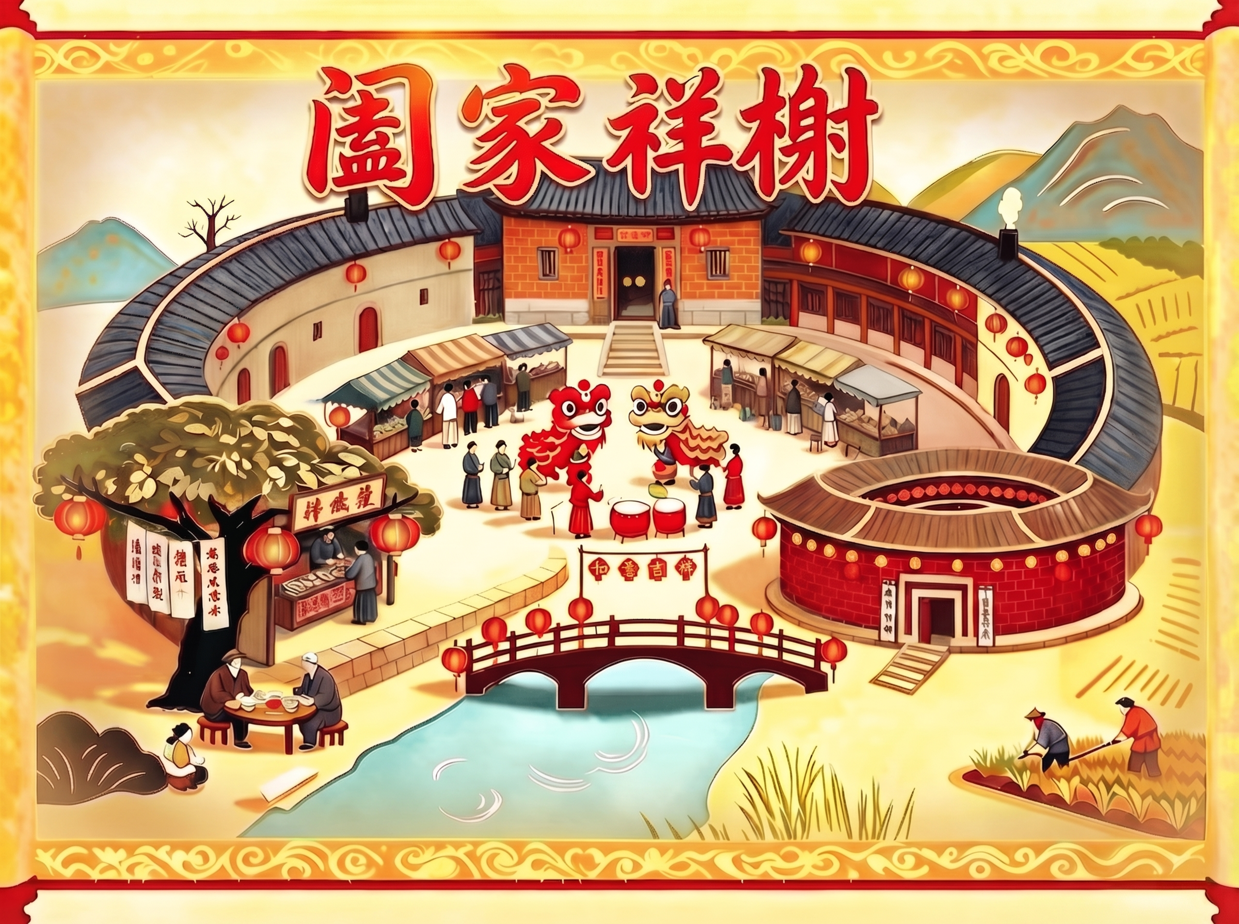 为整幅画面添加柔和边描（如轻微阴影或渐变过渡），使画面边缘自然… - 图片创意预览