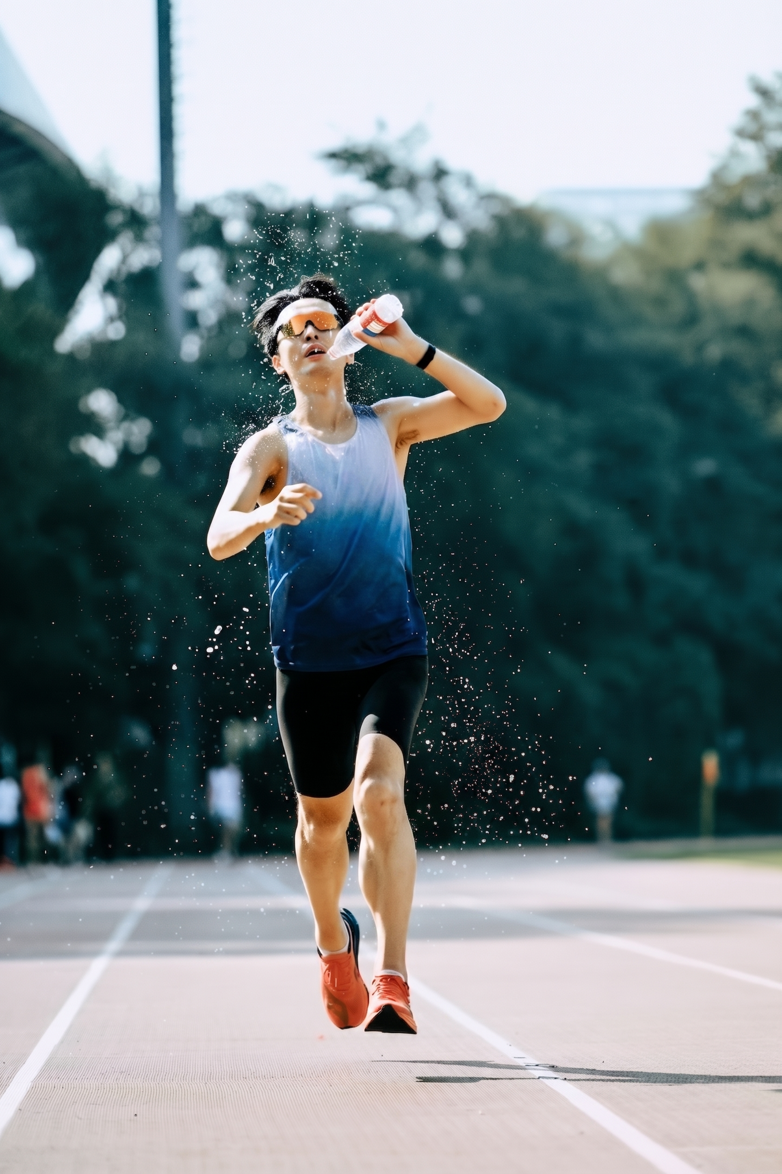 去掉运动背心上的所有英文字母（包括saucony logo），… - 图片创意预览