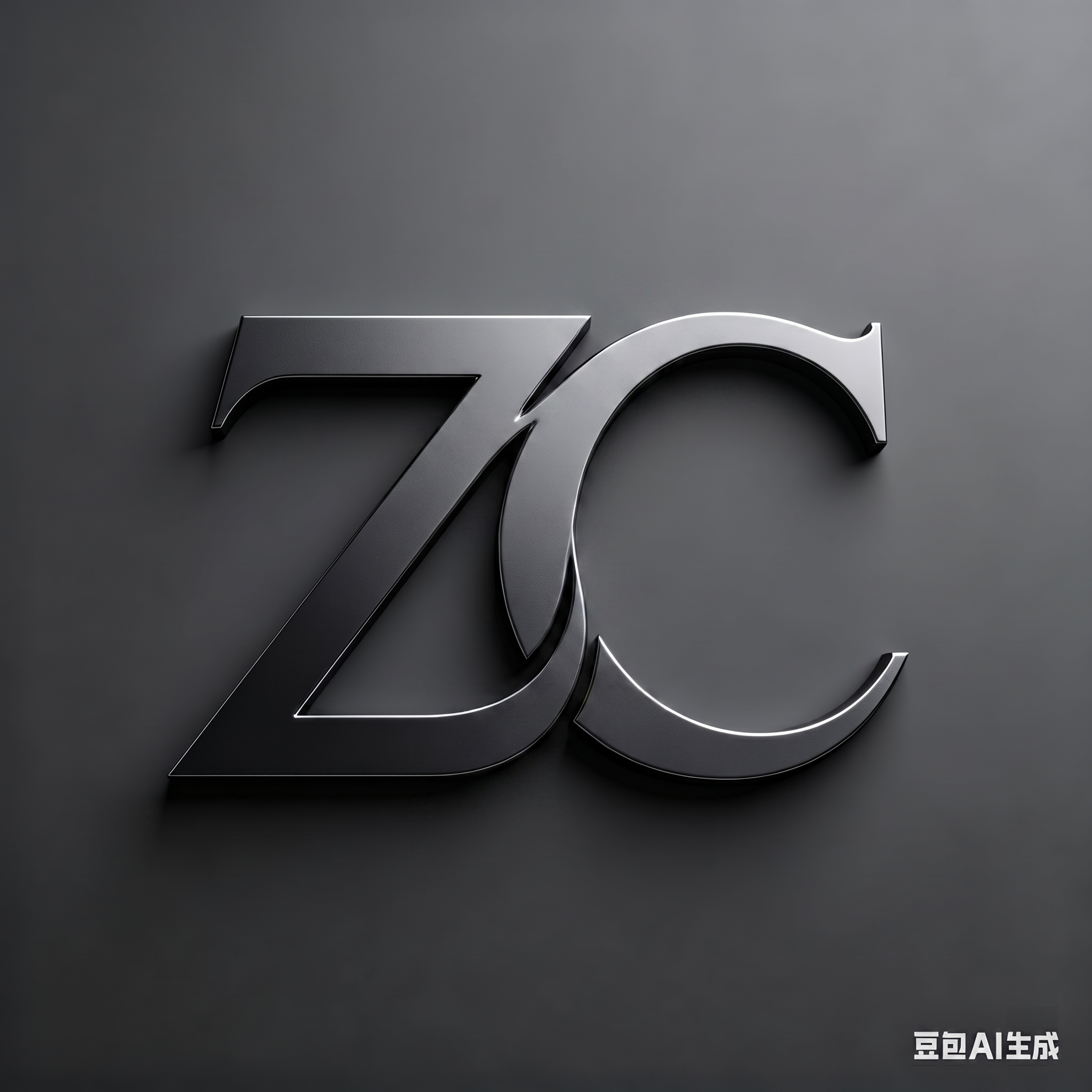 将图片中字母Z和C的交叉部分融合，让连接更自然，不要断开，保留… - 图片创意预览