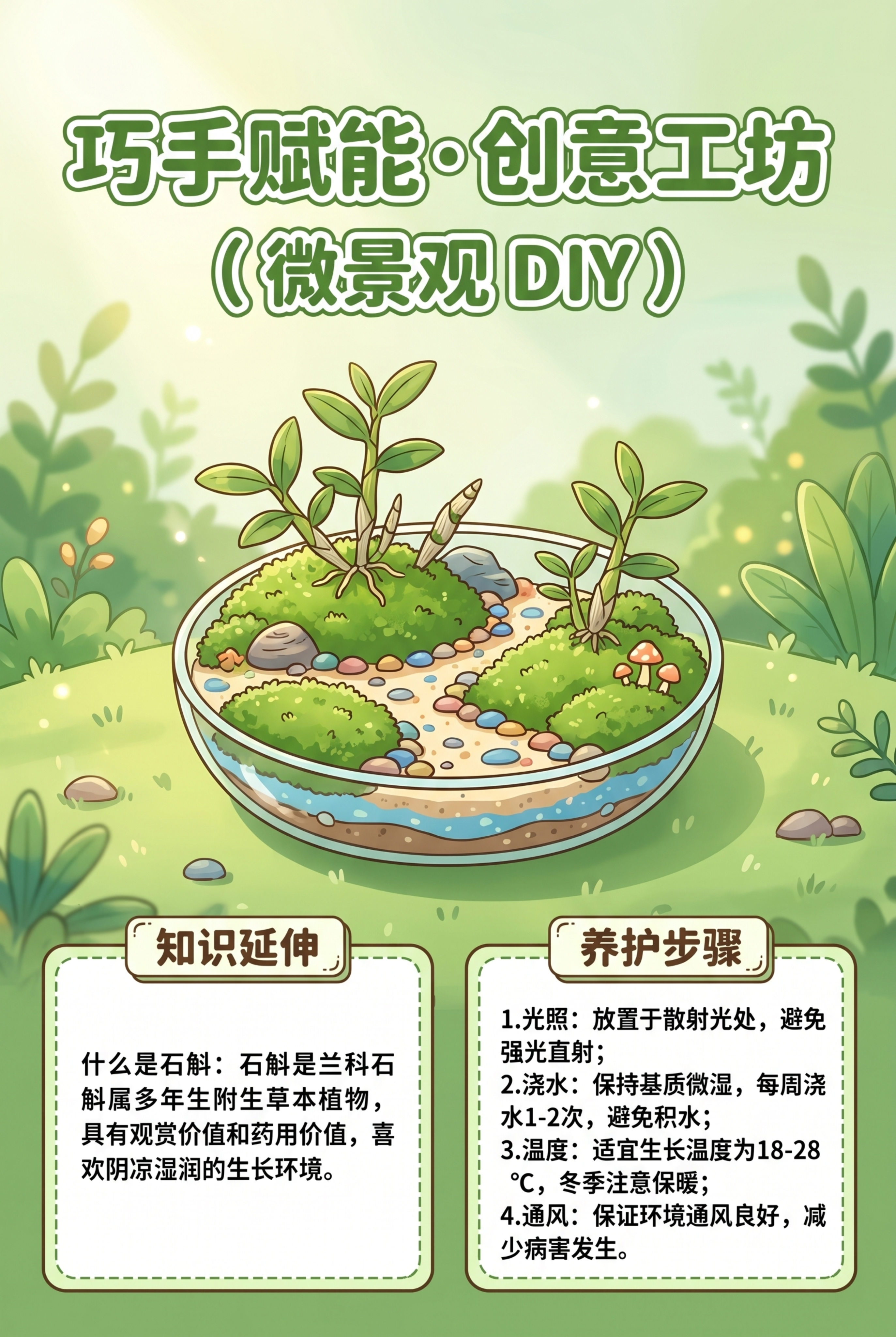 研学手册封面，尺寸为210x140mm，标题为"巧手赋能·创意… - 图片创意预览
