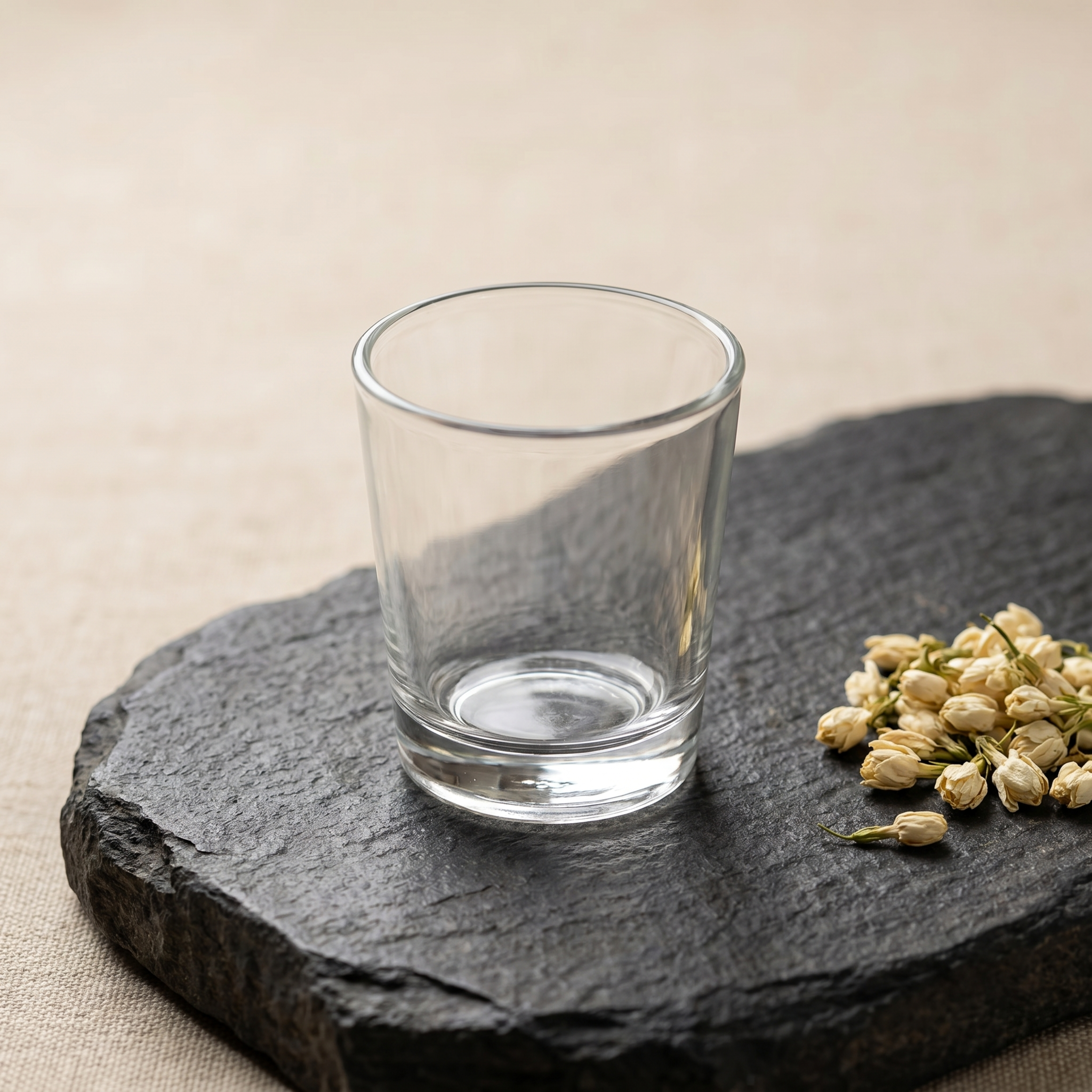 透明厚底直身小玻璃杯，保持产品物理结构绝对不变，严禁扭曲变形。… - 图片创意预览