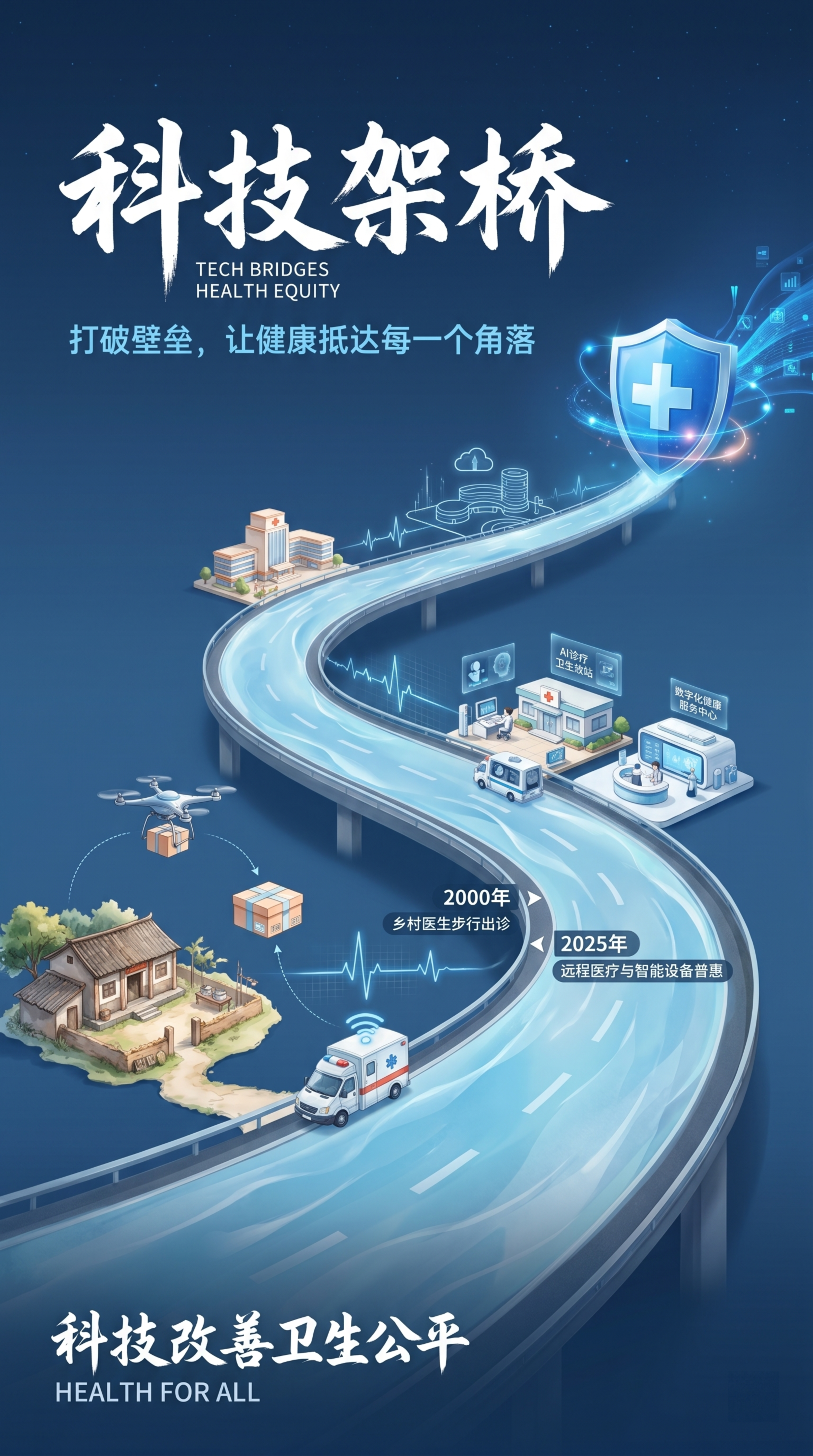 9:16竖版公益海报，整体参考旭辉集团周年海报的构图与排版，深… - 图片创意预览