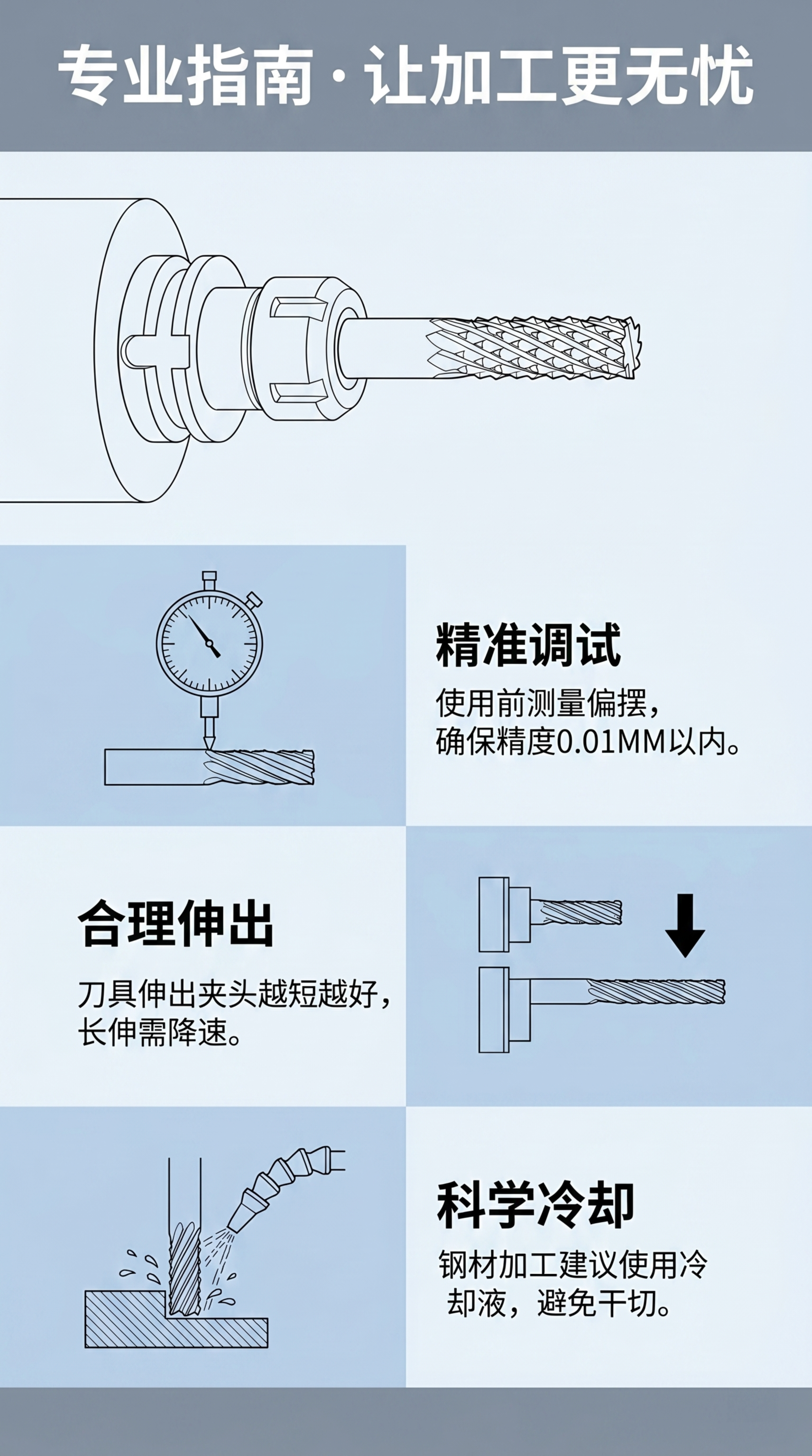 电商详情页第九张，操作指南页，背景为纯色块区域便于阅读文字，展… - 图片创意预览