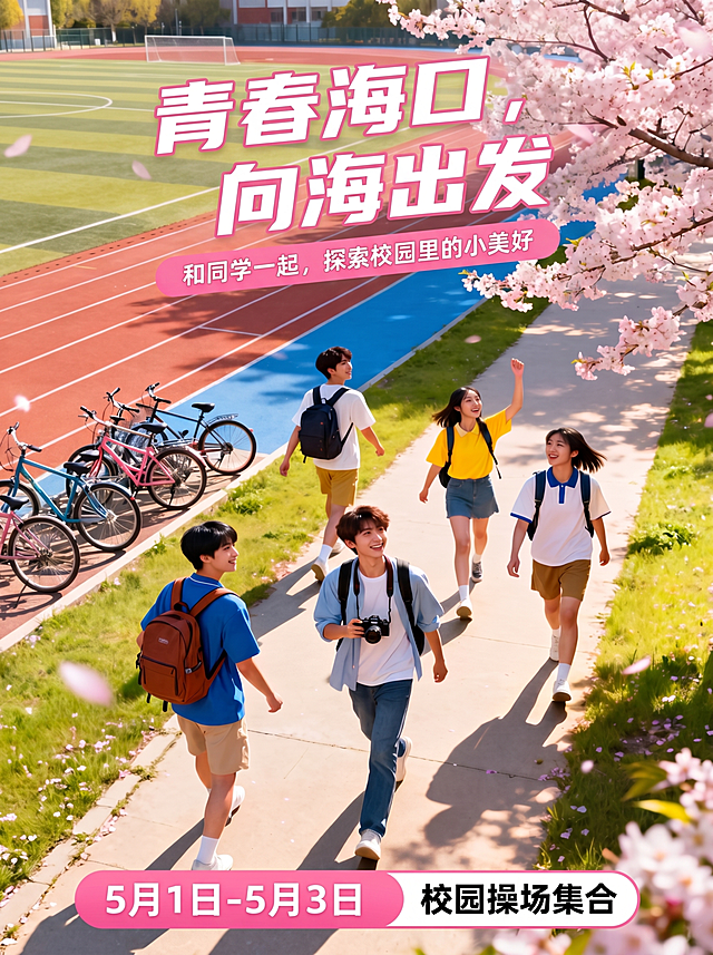 修改这张海报，将图中所有人的人脸更换成不同的样子，保持整体构图、文字内容和场景风格不变，比例保持3:4