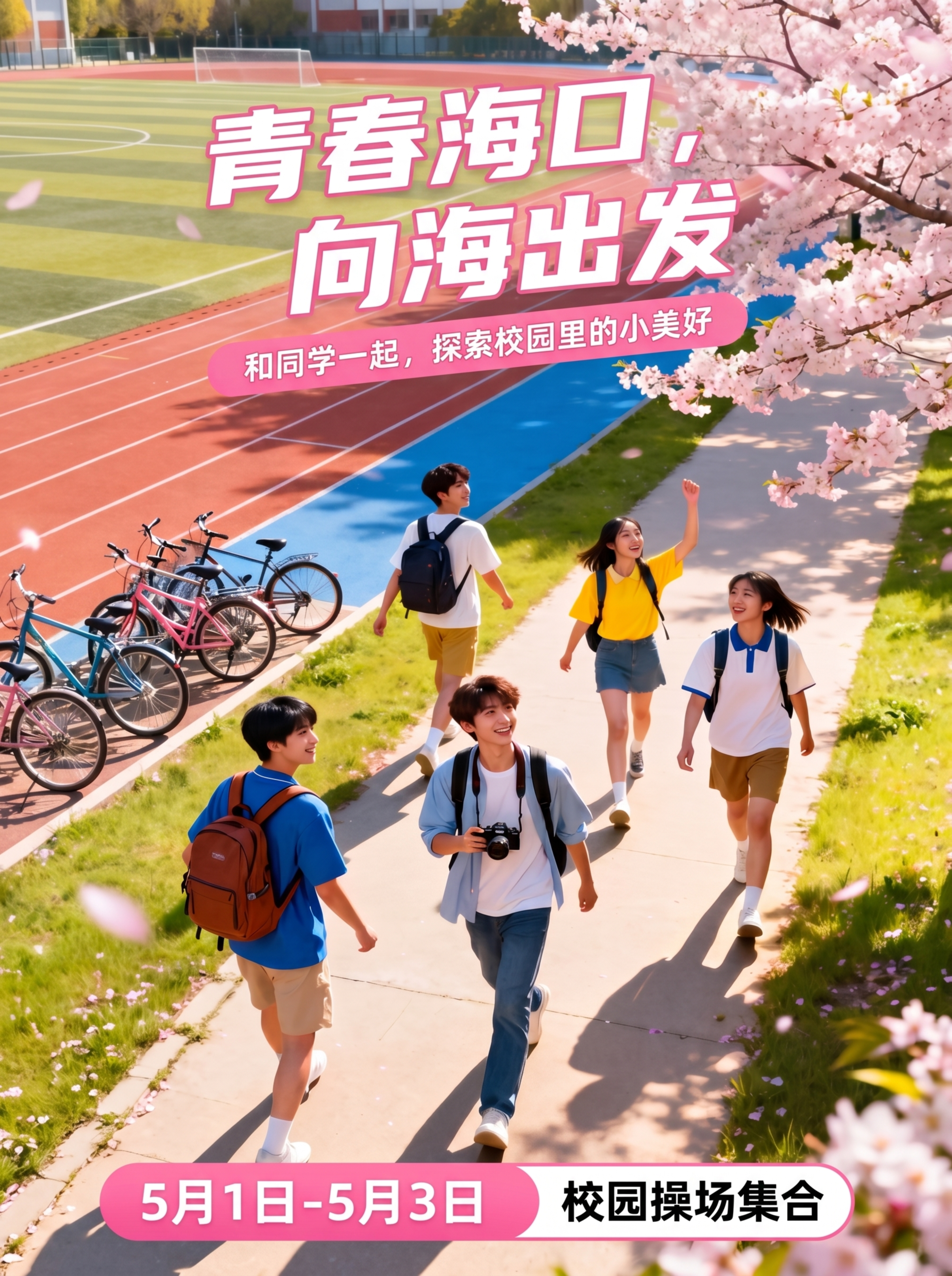 修改这张海报，将图中所有人的人脸更换成不同的样子，保持整体构图… - 图片创意预览