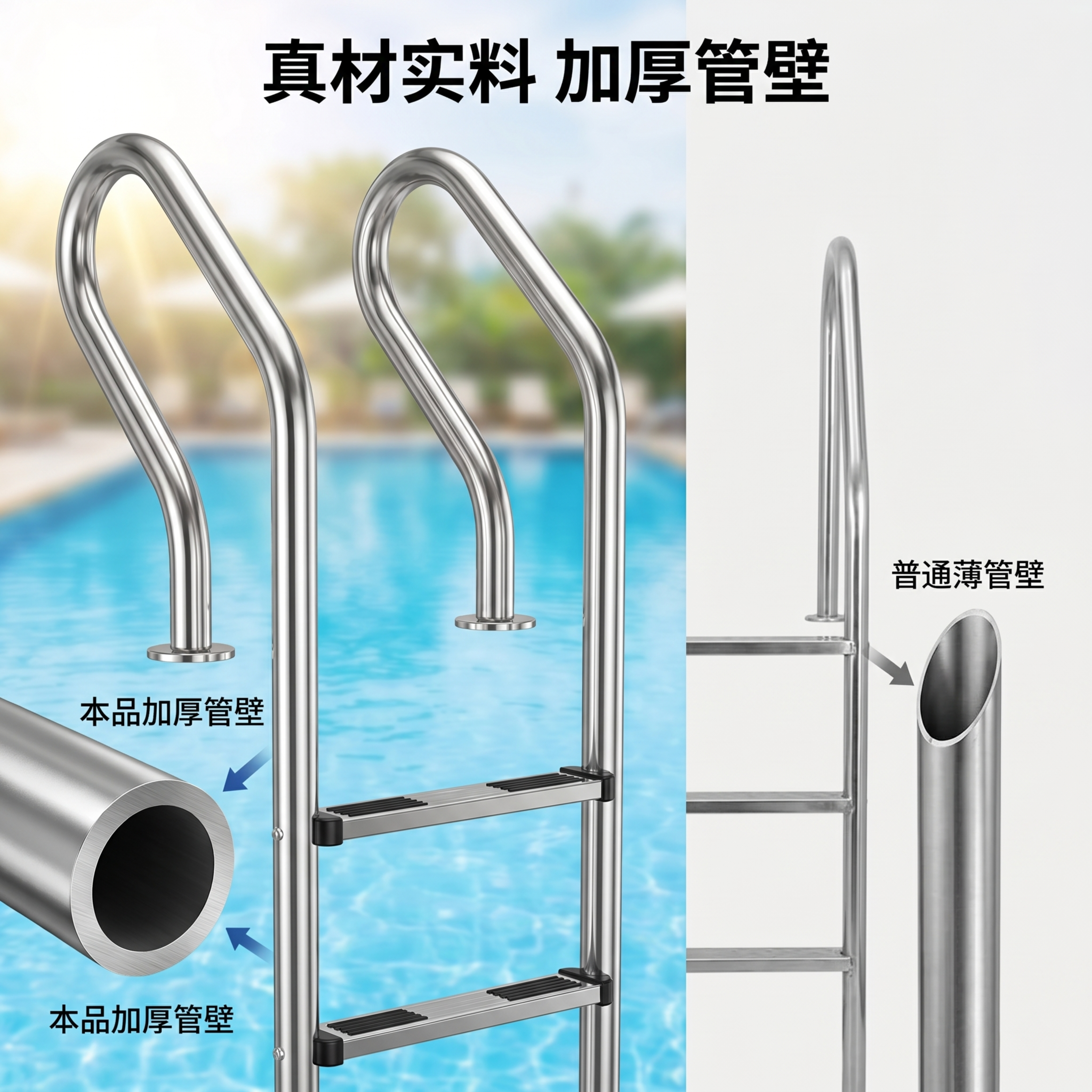 生成全新主图，展示真材实料对比卖点，基于上传白底图保持本产品细… - 图片创意预览