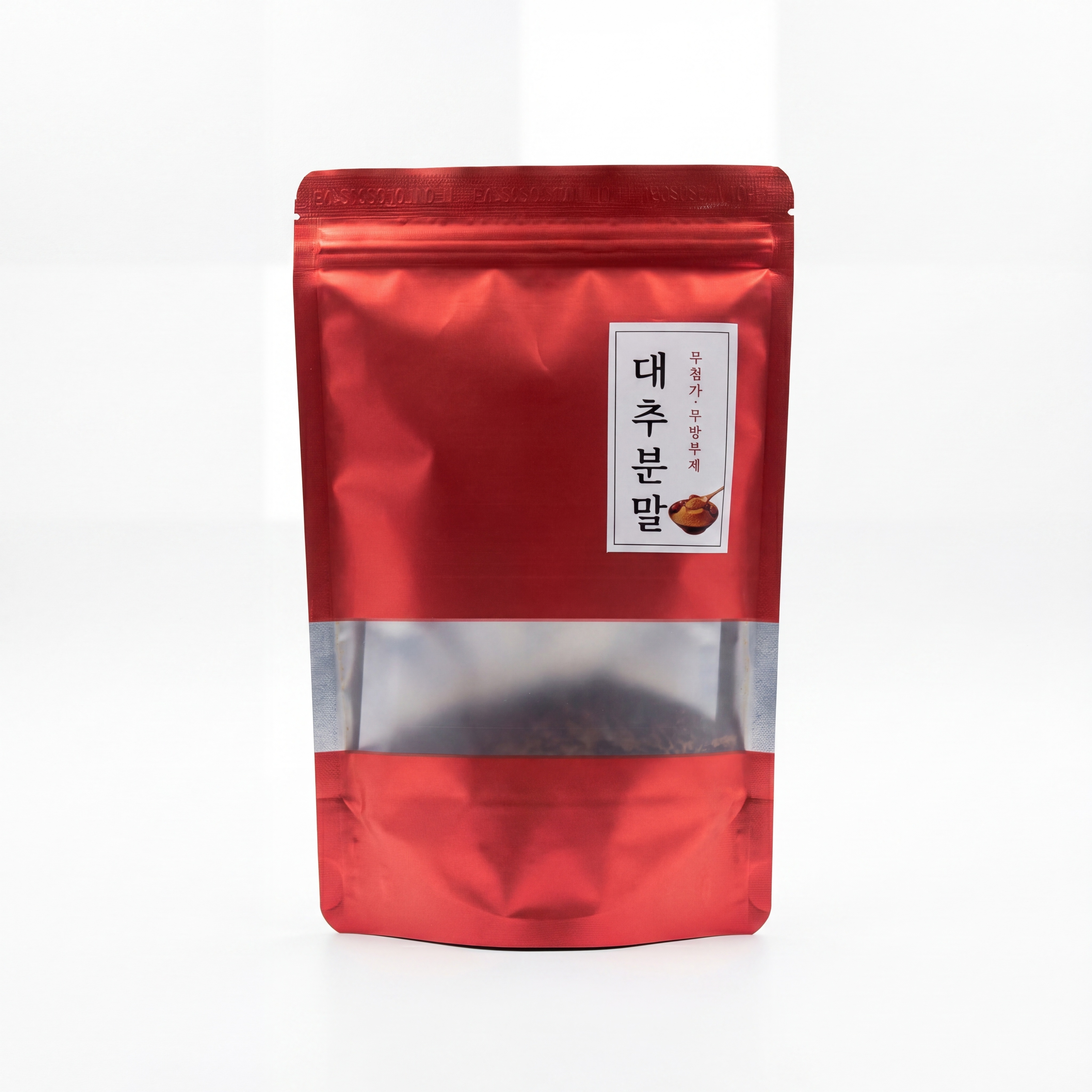 产品精修, 将背景替换为纯白色，保留红色包装袋商品完整，包装袋… - 图片创意预览
