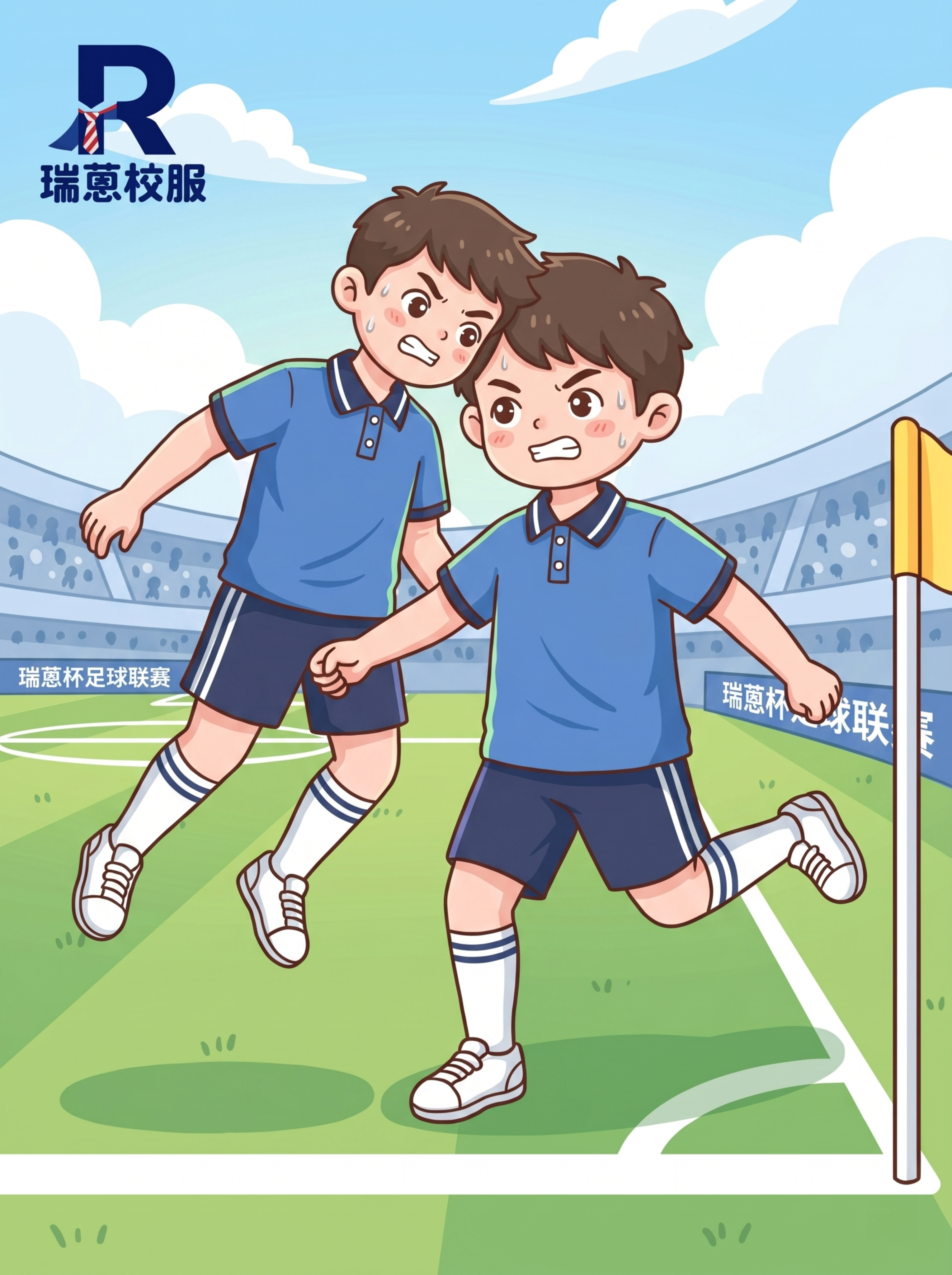 校服严格参照上传产品图，完整保留所有可见组件、部件、轮廓形状、… - 图片创意预览