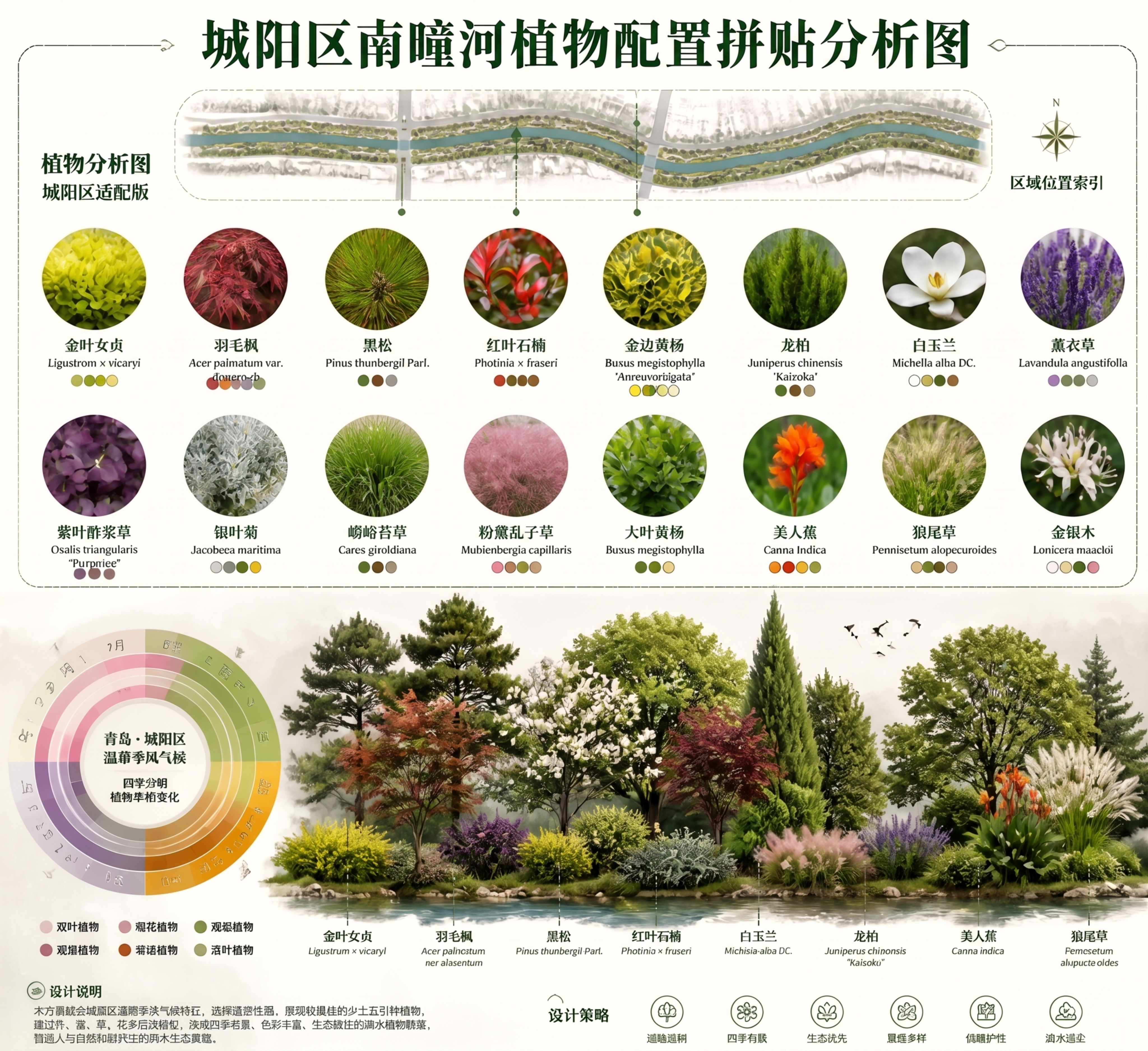 将这张植物配置分析图变得更清晰，保留所有原内容和构图 - 图片创意预览
