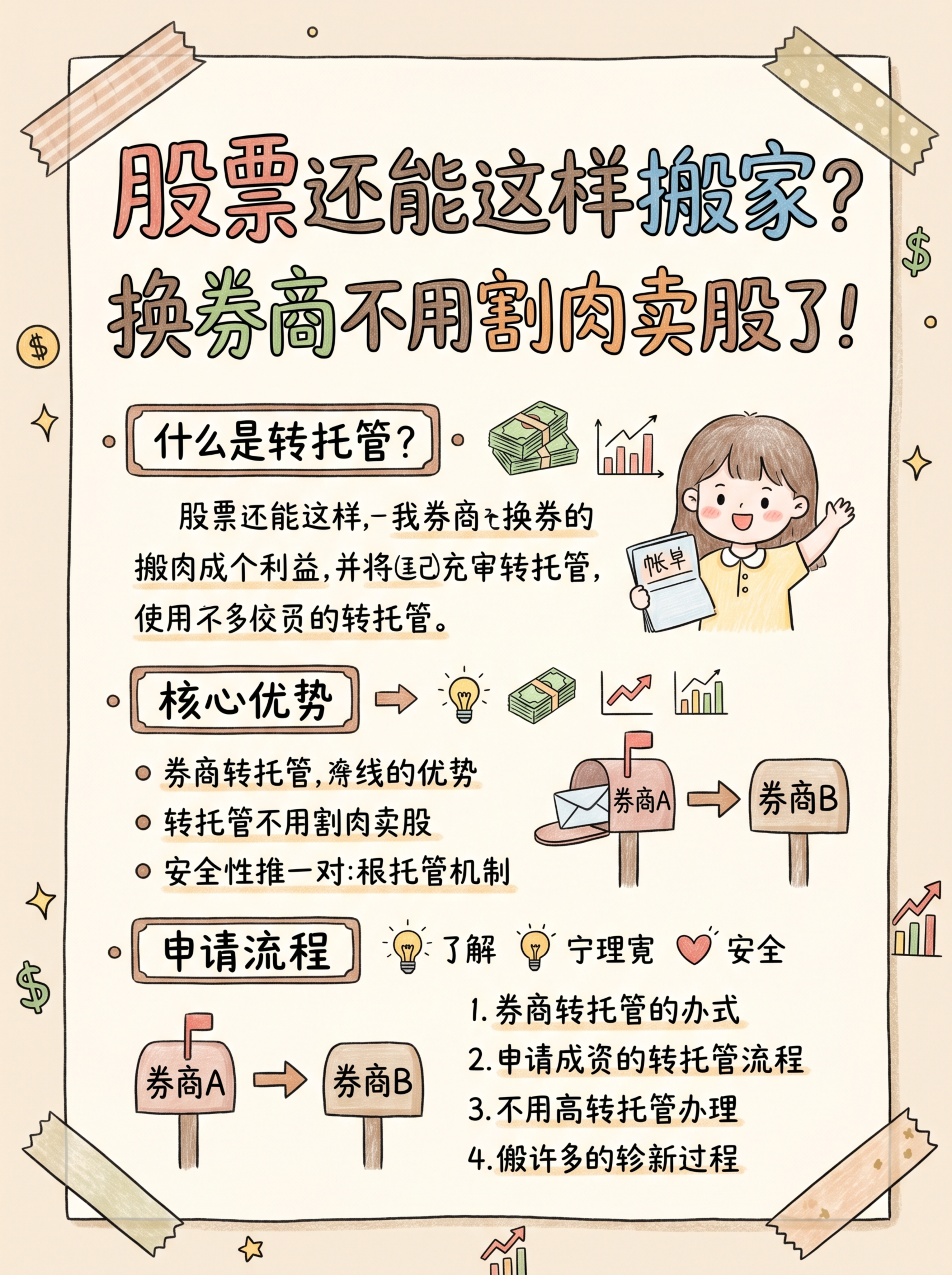 彩铅画风格，可爱彩铅手绘涂鸦风格知识卡片，竖版3:4构图，浅米… - 图片创意预览