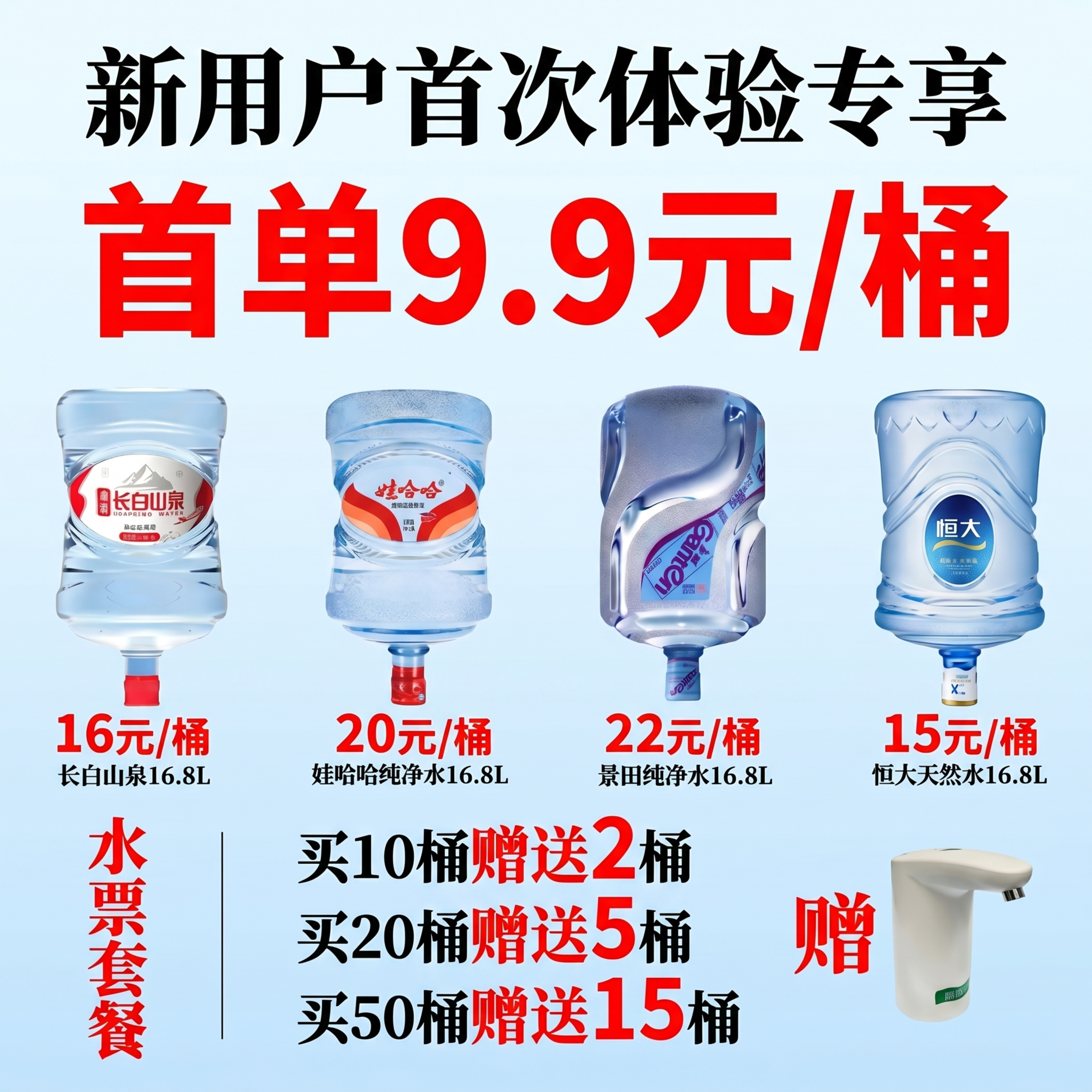 重新生成，保持比例1:1和所有内容不变，进一步强化促销层次感，… - 图片创意预览