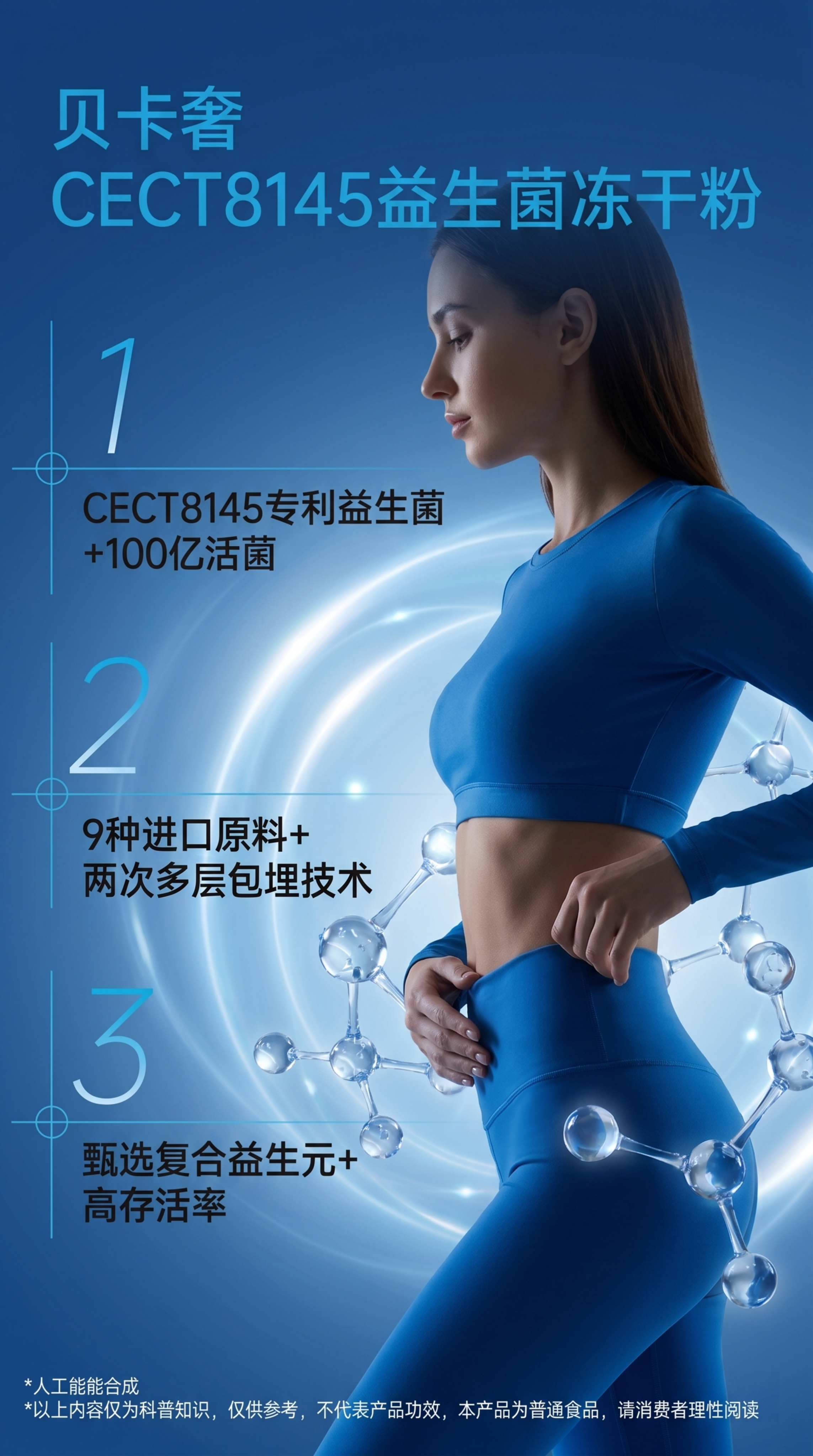 在参考图基础上做差异化设计：标题改为“贝卡奢 CECT8145… - 图片创意预览