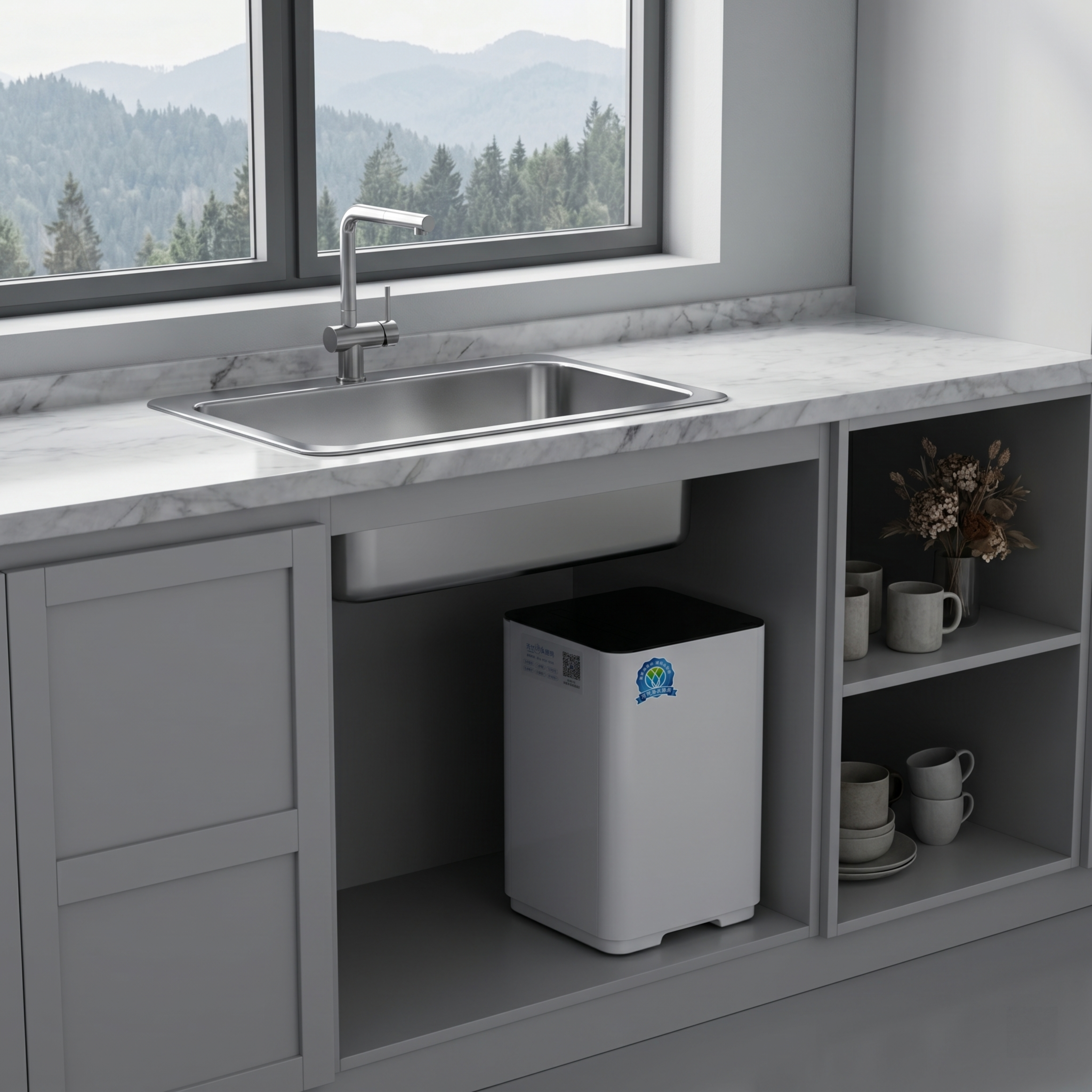 净水器，严格参照上传第一张产品图（https://gdesig… - 图片创意预览