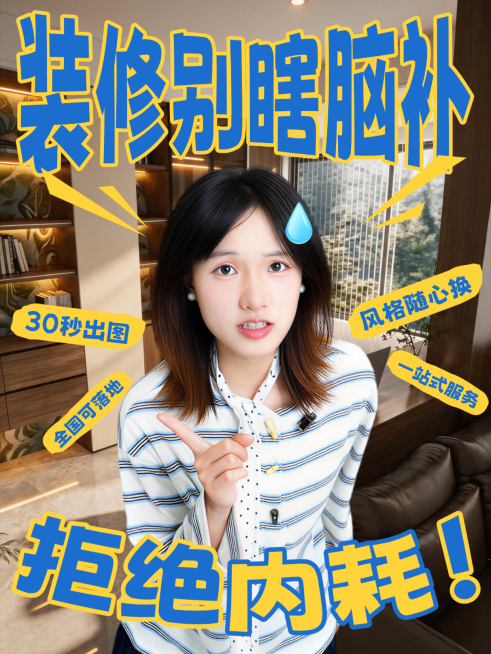家居装修选择知识科普攻略小红书封面预览效果