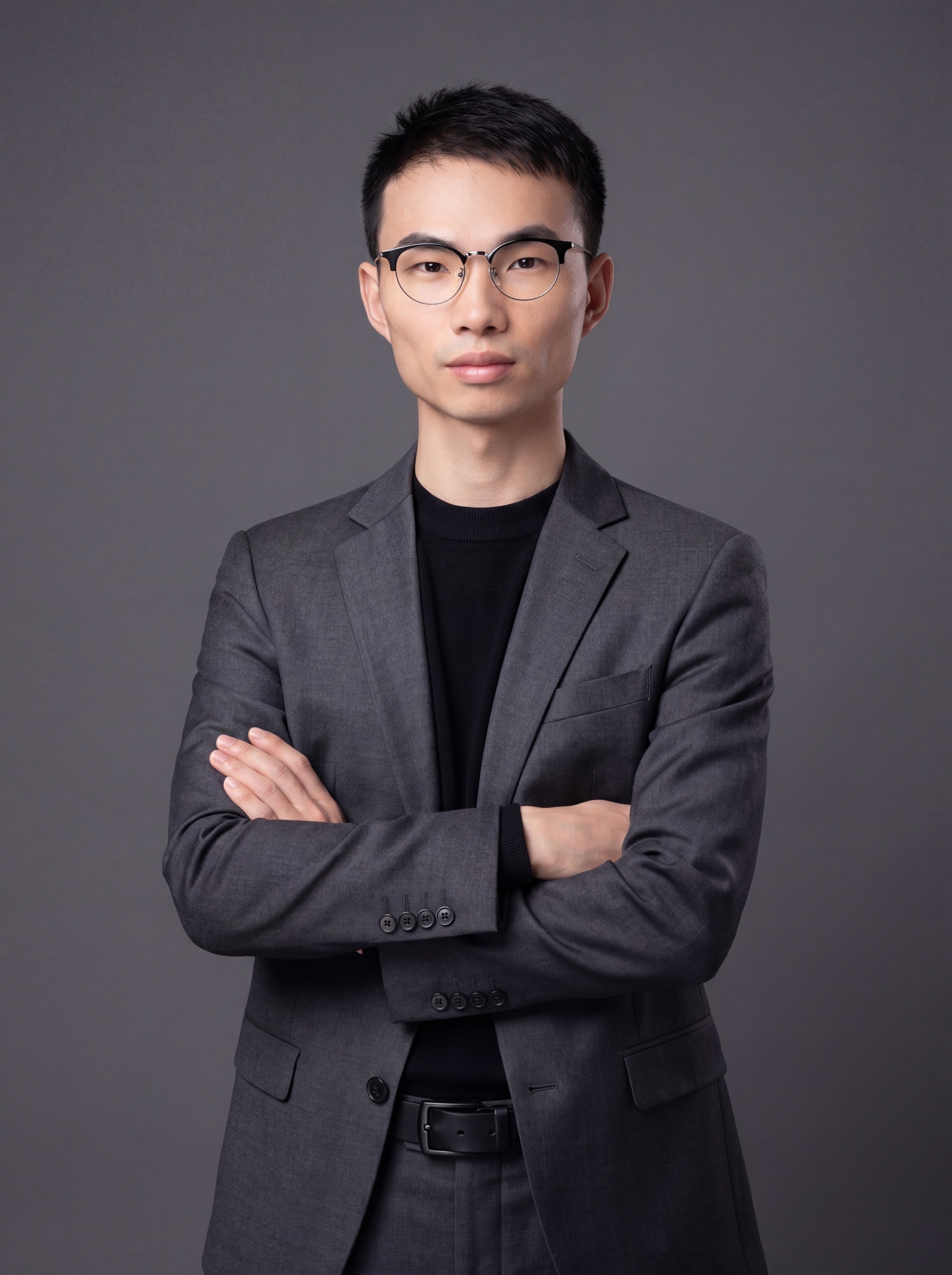 参考图中保留人物脸型、发型、年龄等特征生成职场形象照,标准焦段… - 图片创意预览