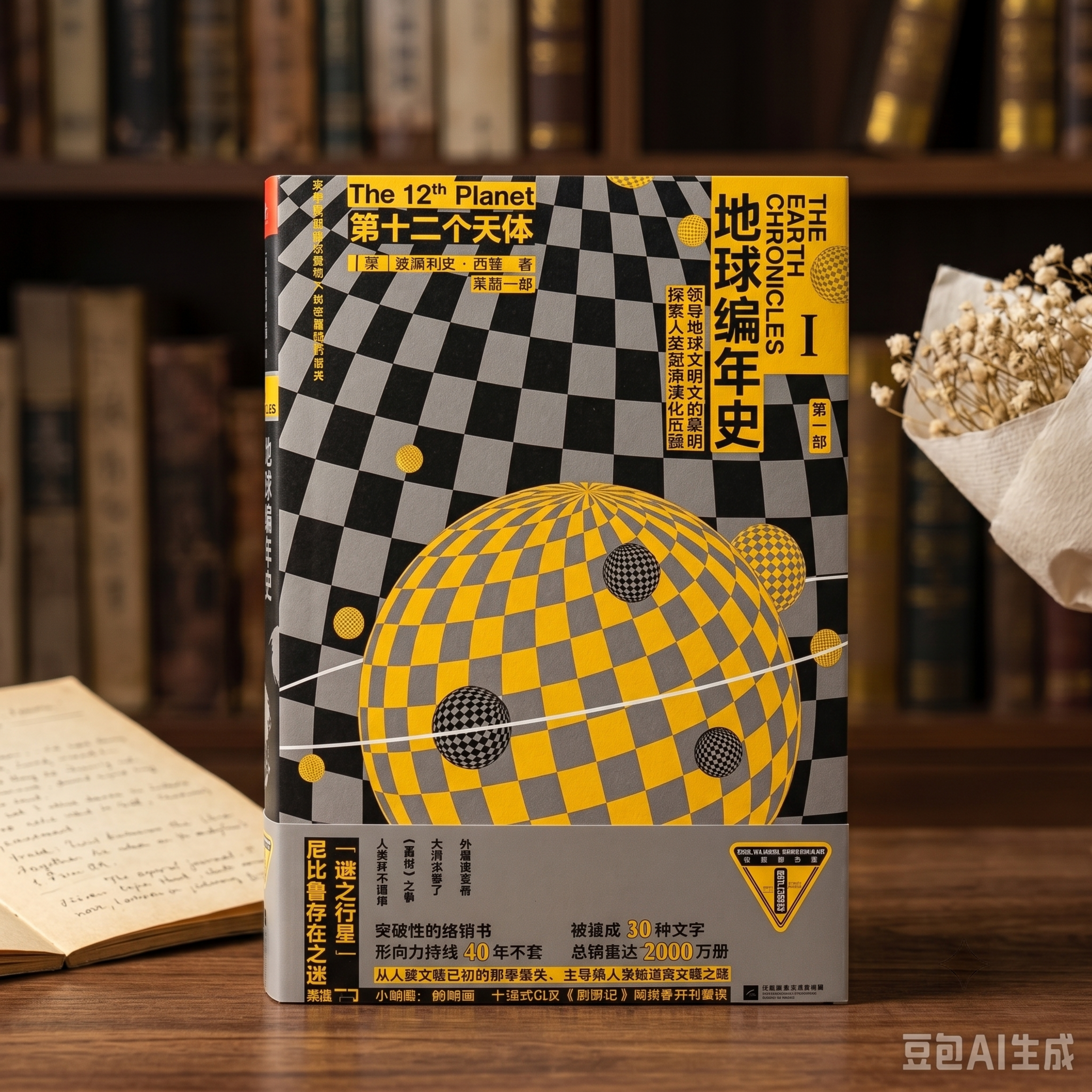 超写实文创产品摄影。 主体：书籍严格参照上传产品图，完整保留所… - 图片创意预览