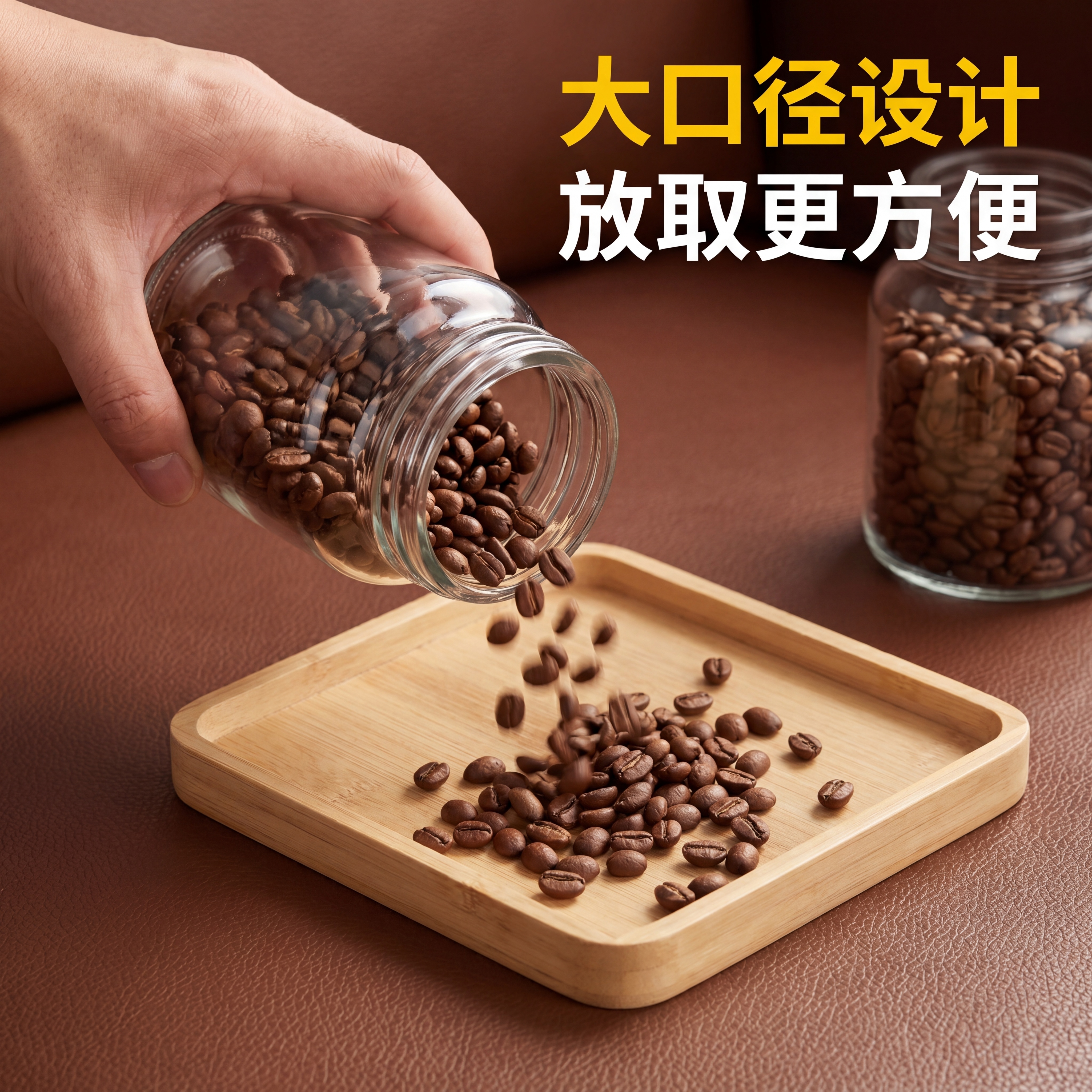 1:1正方形电商详情页主图，4K超高清写实动态商业摄影，柔和暖… - 图片创意预览