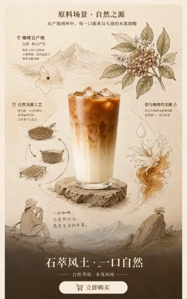 生成御荔详情页长图预览效果